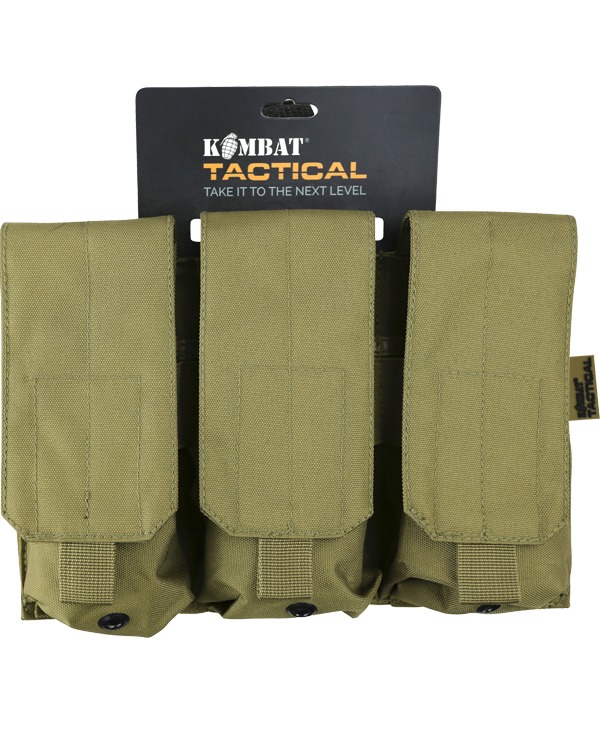 Підсумок під магазини АК KOMBAT UK Triple ORIGINAL Style Mag Pouch койот KOMBAT