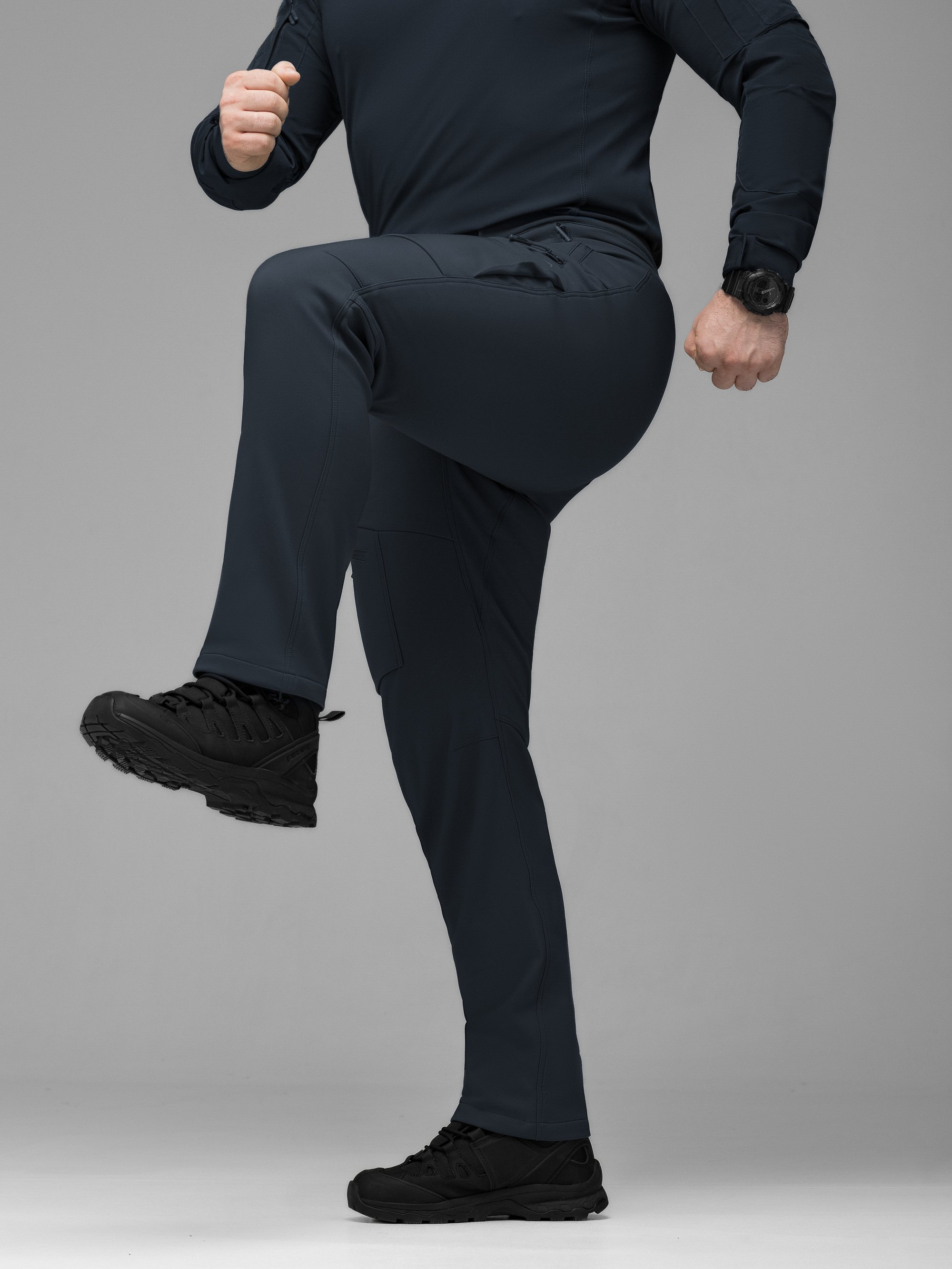 Штани карго тактичні Softshell BEZET Techwear синій - Фото 8