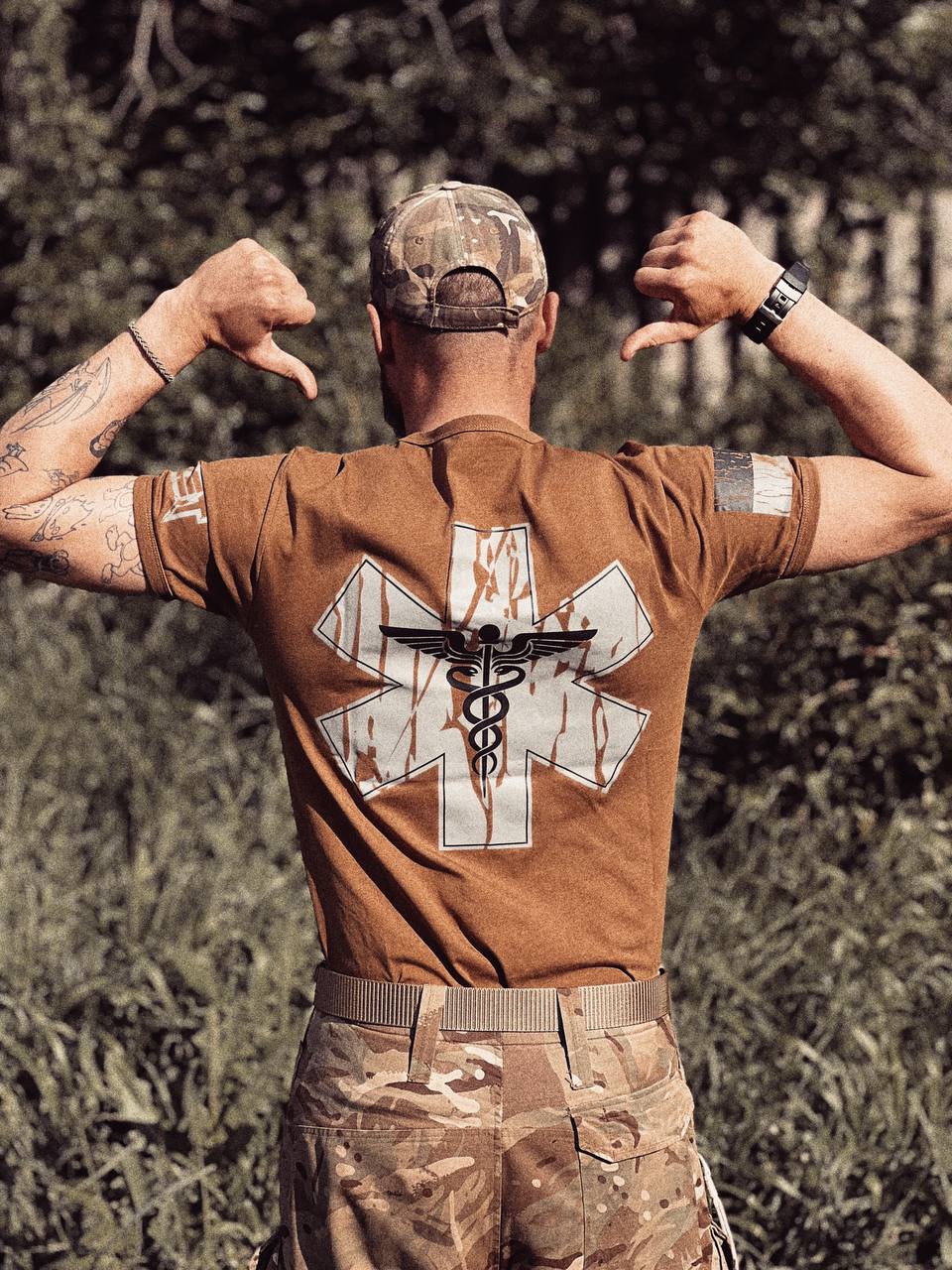 Футболка BEZET Medic койот - Фото 8