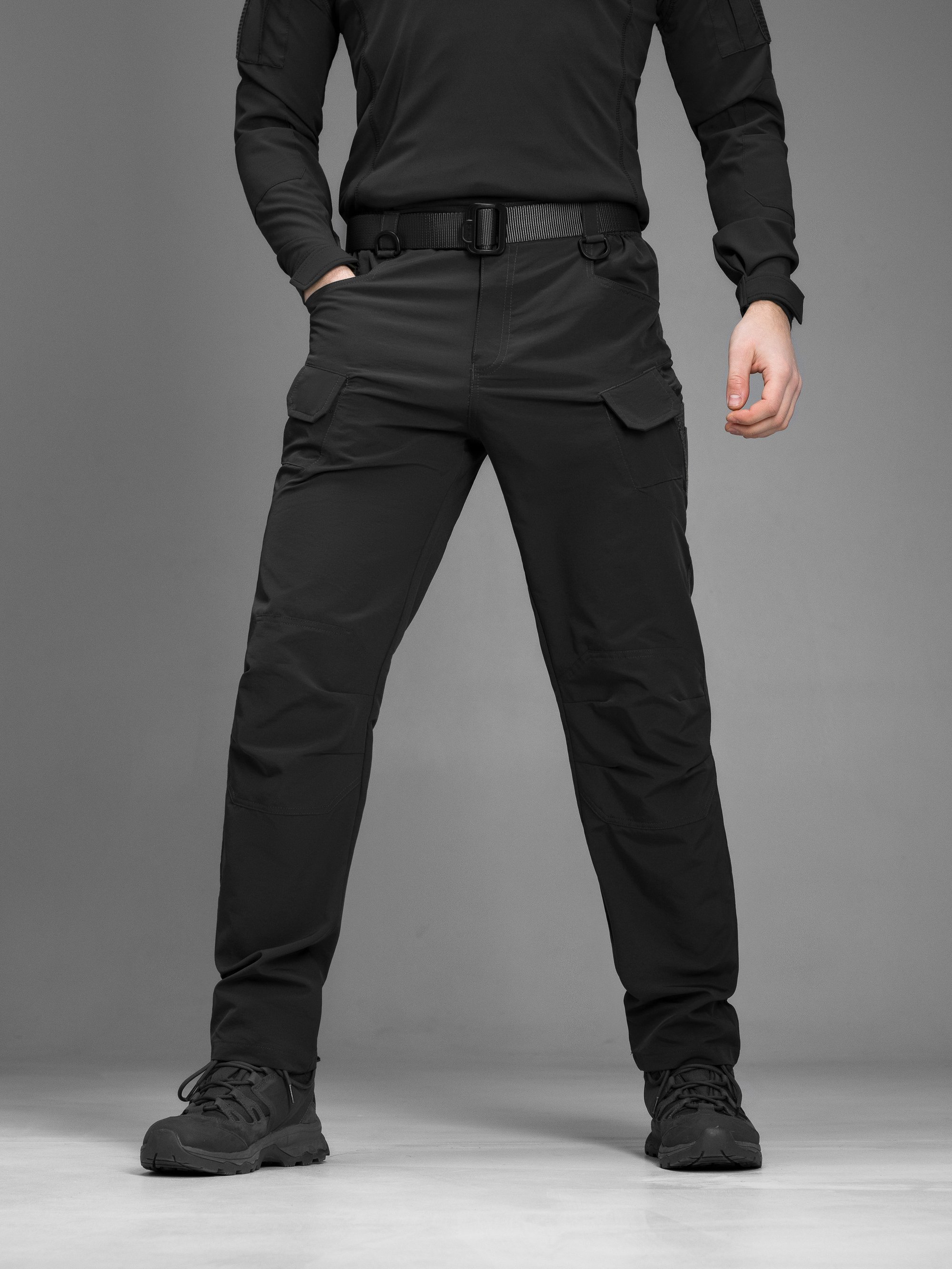 Брюки карго тактичні BEZET Байрактар чорний - Фото 3