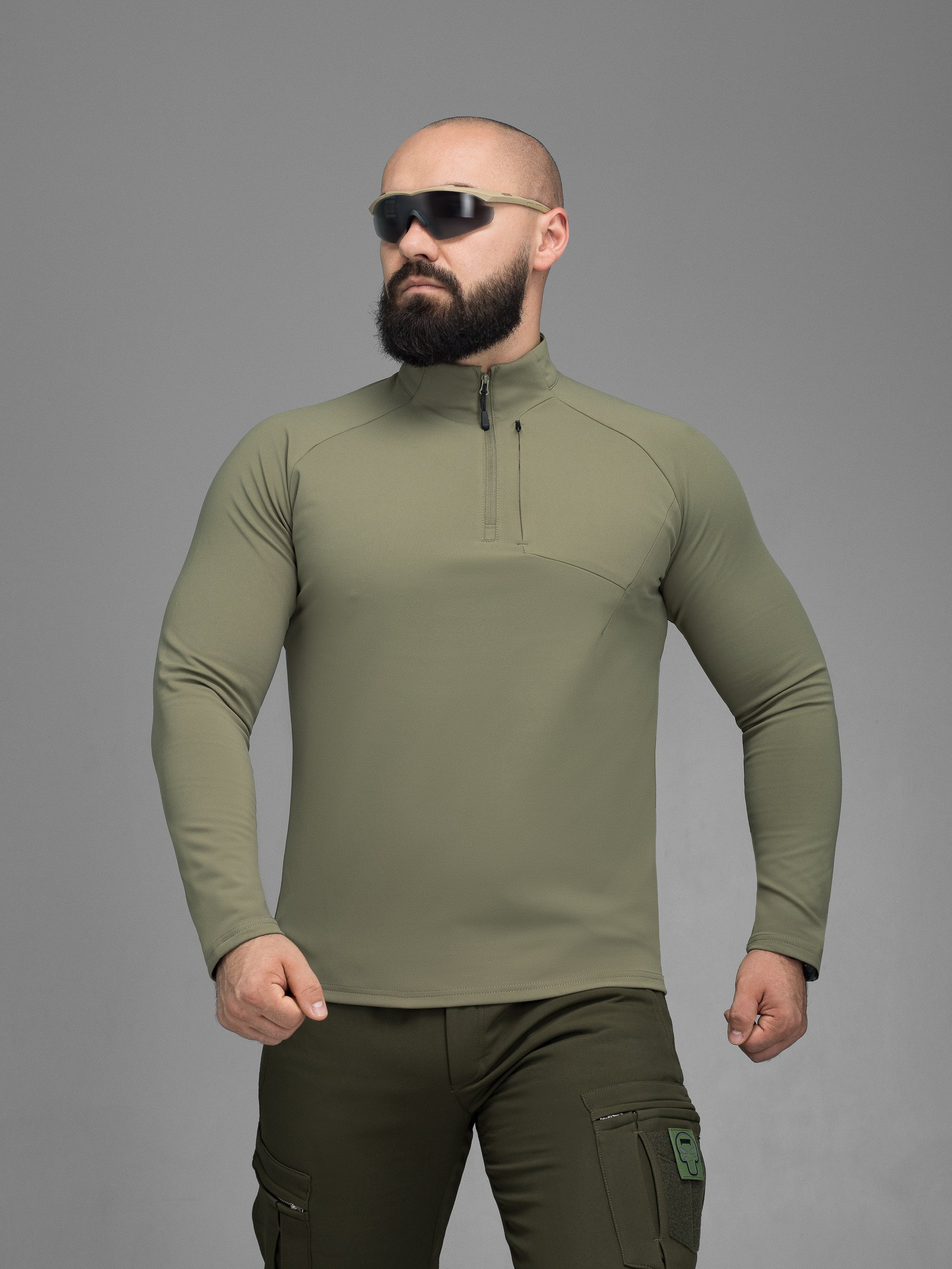 Кофта BEZET Active хакі - Фото 2