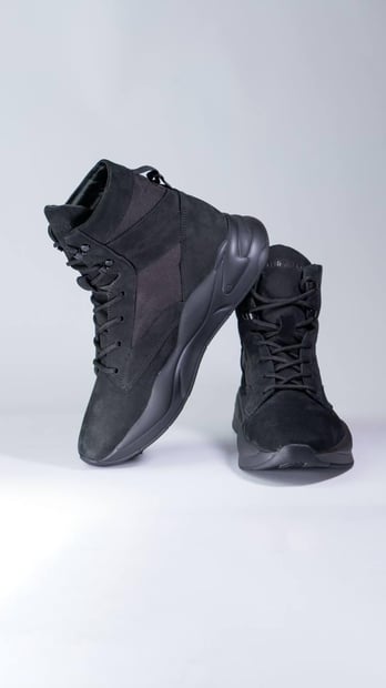 Кросівки з натуральної шкіри та кордури "Онтаке" TURWEAR