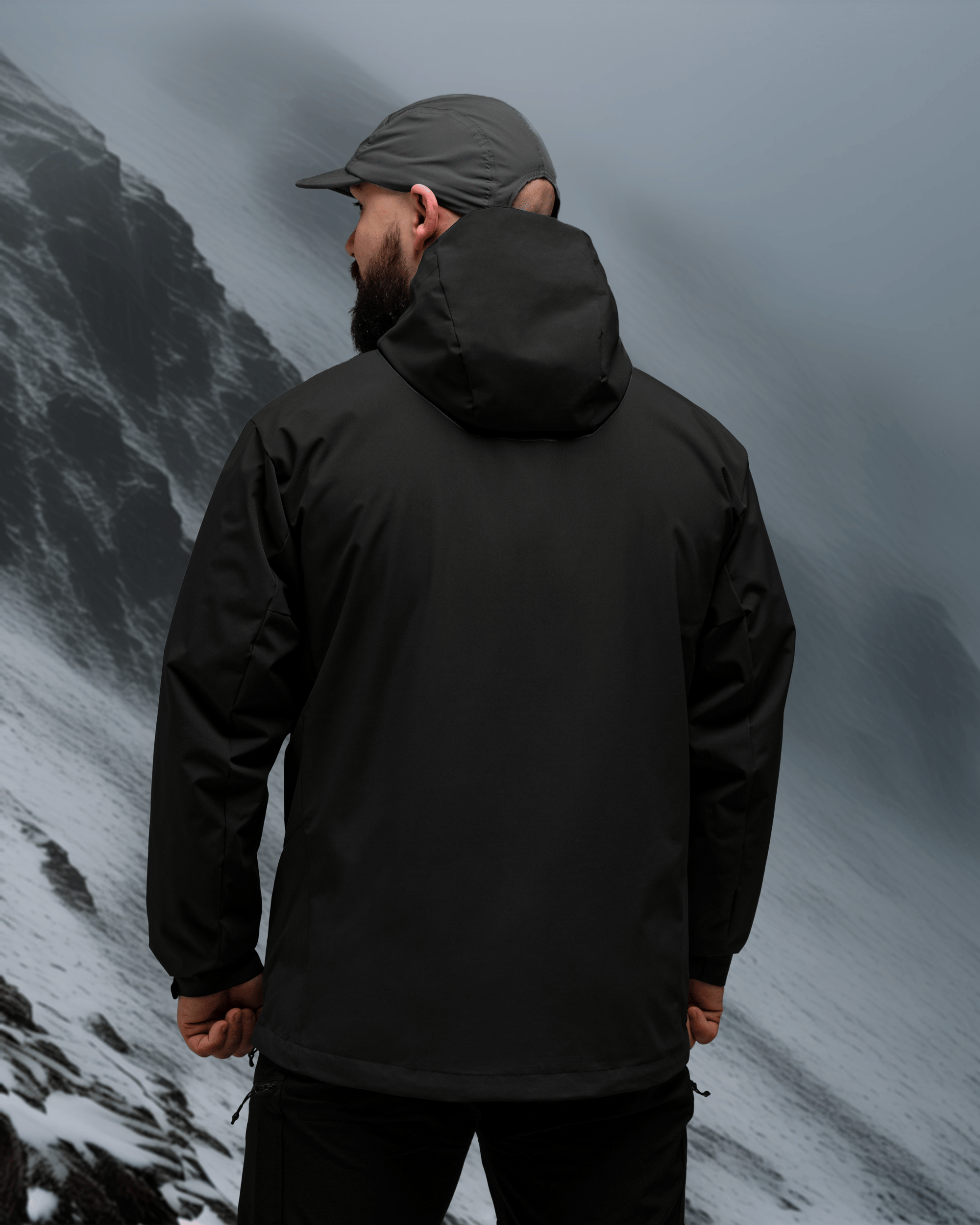 Куртка вітрівка BEZET WindBreaker чорний - Фото 4