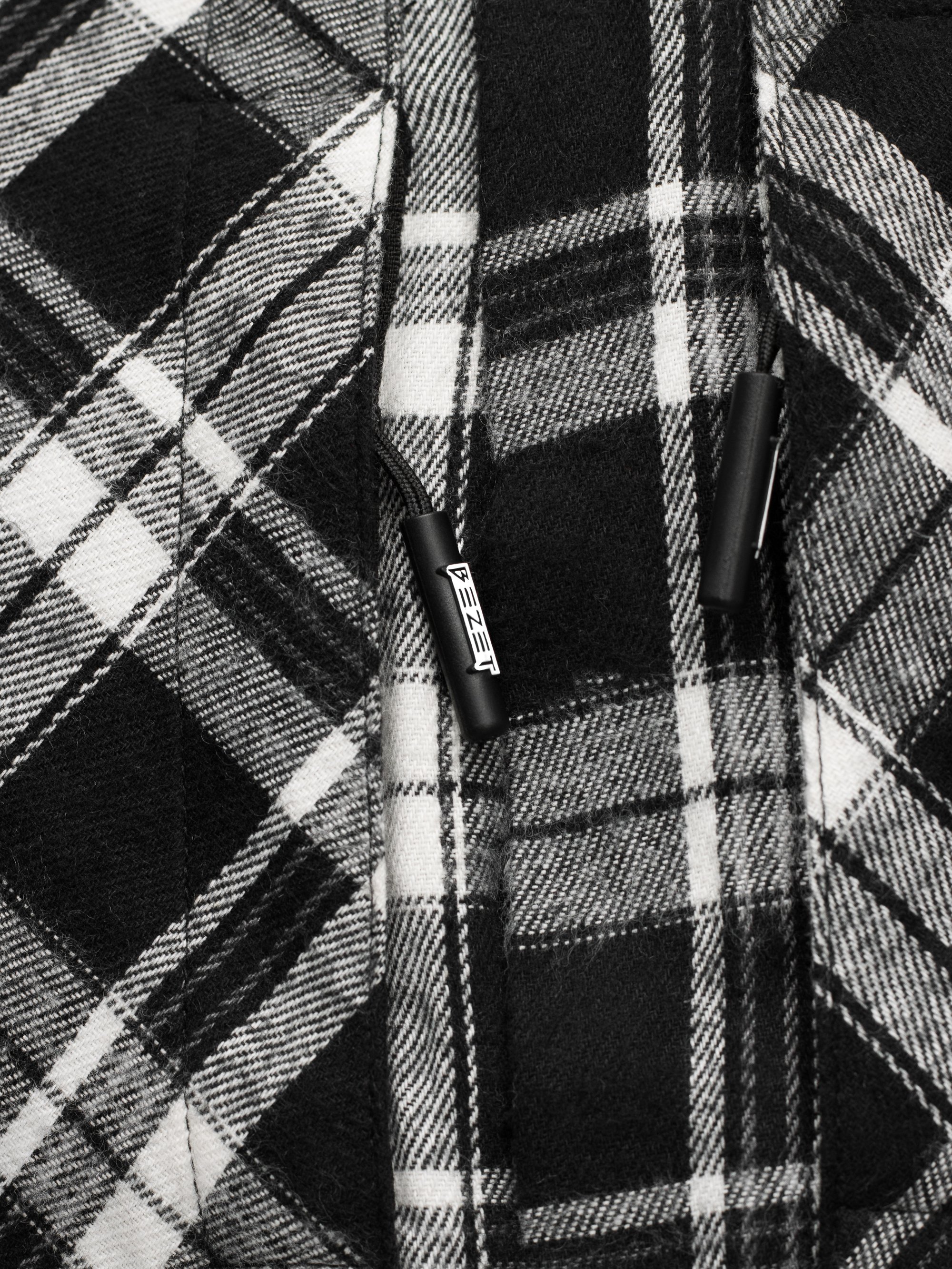 Сорочка фланелева BEZET Defender чорний/білий - Фото 23