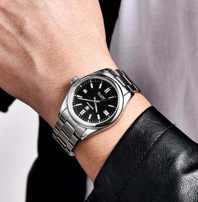 Чоловічий механічний годинник Benyar Automatic 10 BAR - Фото 15