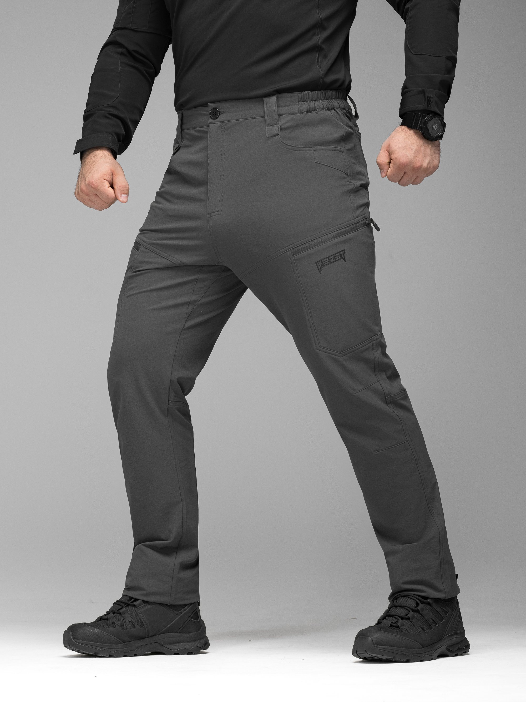 Штани карго тактичні BEZET TactDry 240 сірий - Фото 14