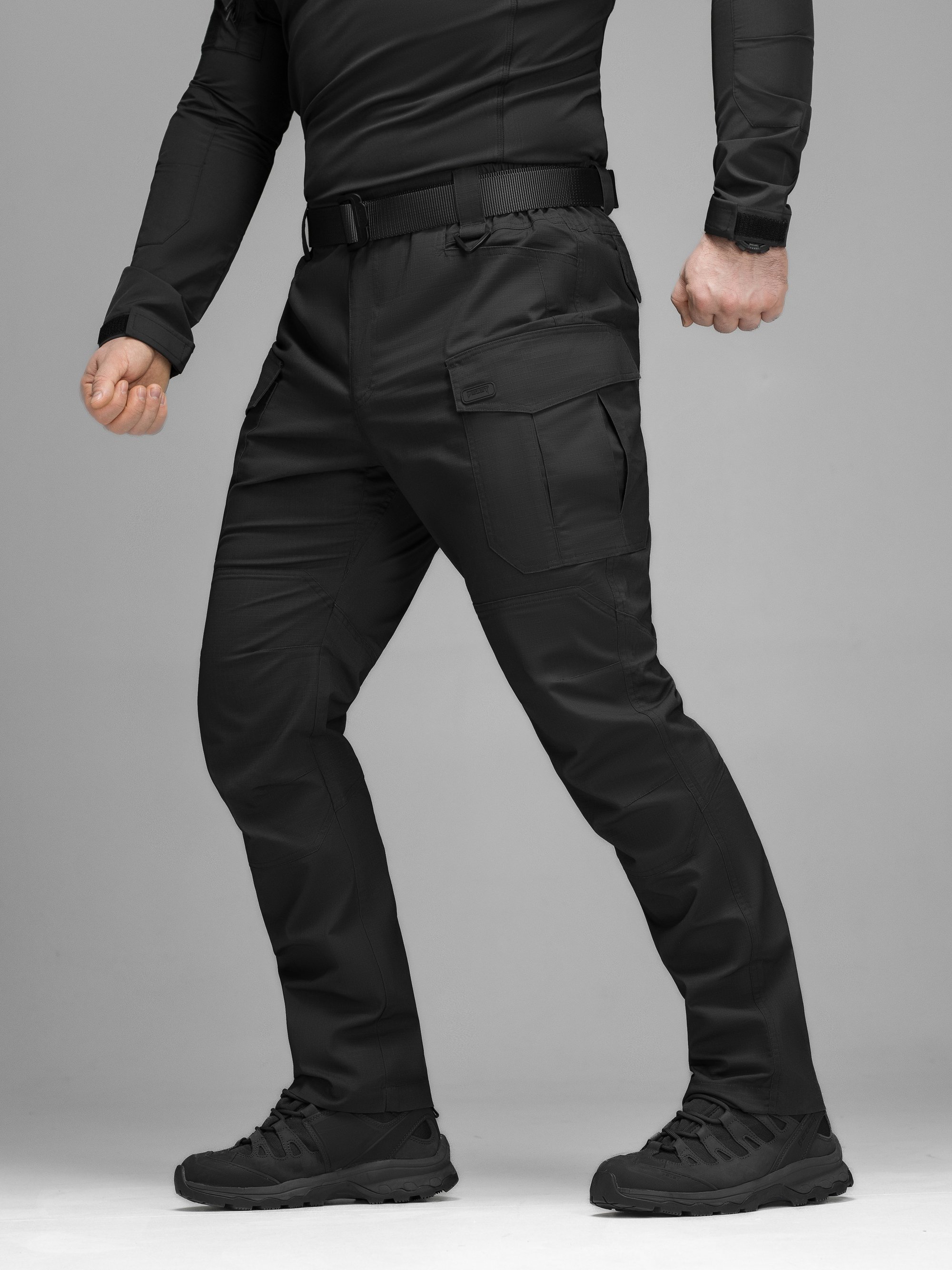 Штаны карго тактические BEZET Ranger черный - Фото 5