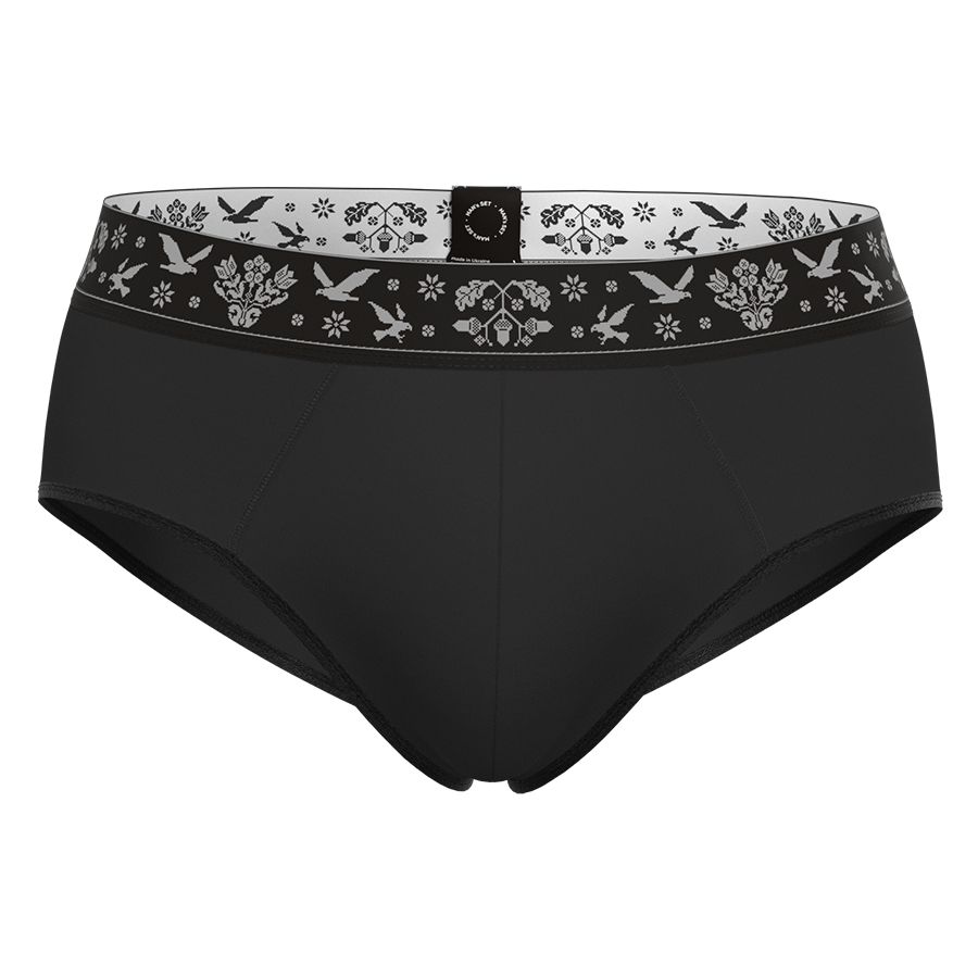 Чоловічі труси брифи Ukrainian Anatomic Briefs 2.0 Micromodal, графітовий MansSet