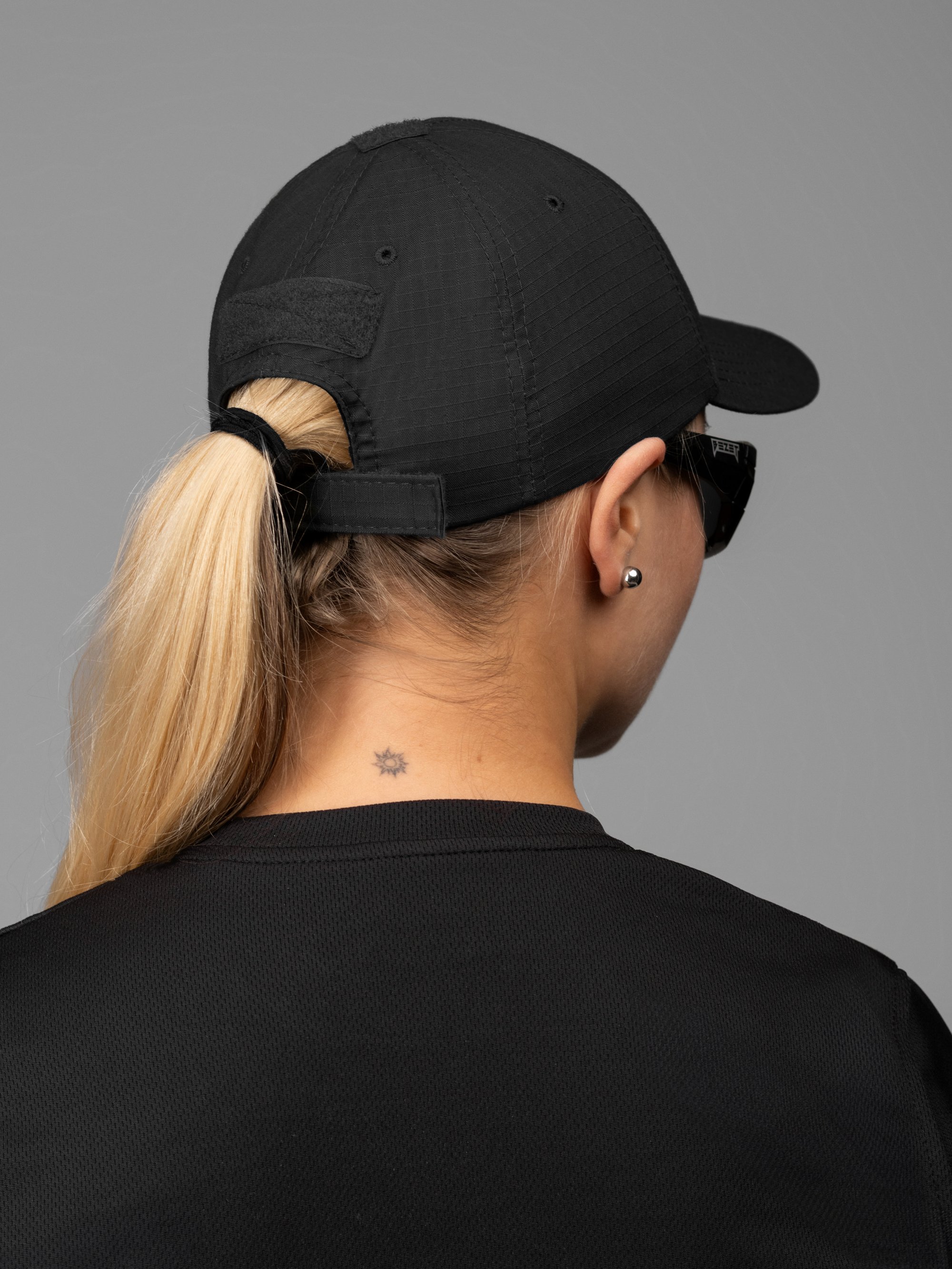 Бейсболка тактична жіноча BEZET чорний - Фото 4
