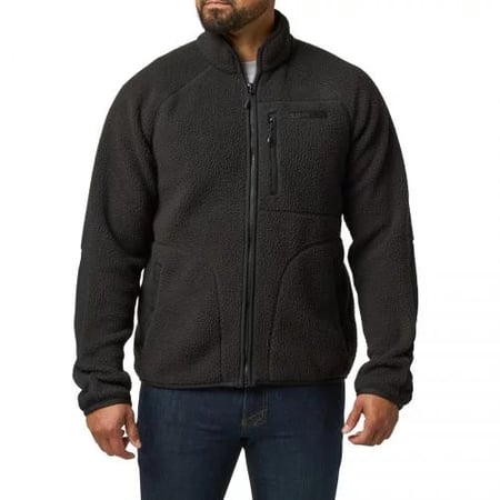 Куртка флісова 5.11 Tactical "HQ Tech Fleece Jacket" Чорна GIG MILITARY