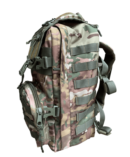 Рюкзак штурмовий оксфорд нейлон 1000D мультикам 25 л Tactic4Profi