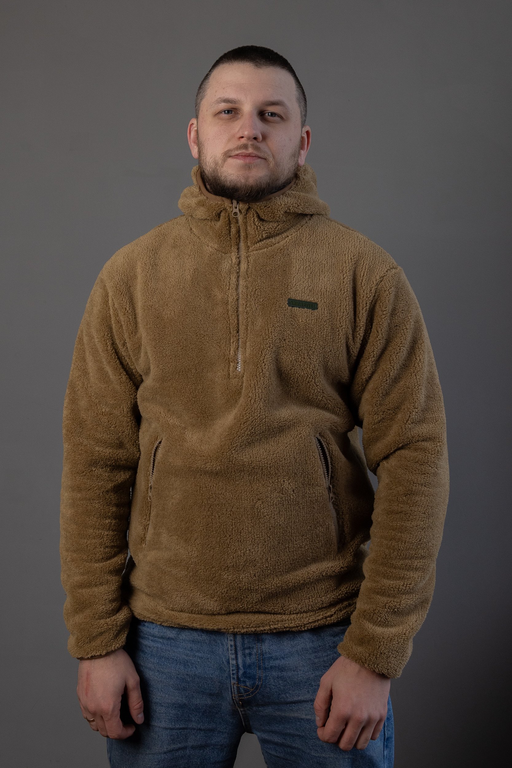 Флісова кофта Shrapnel Zipper Fleece койот