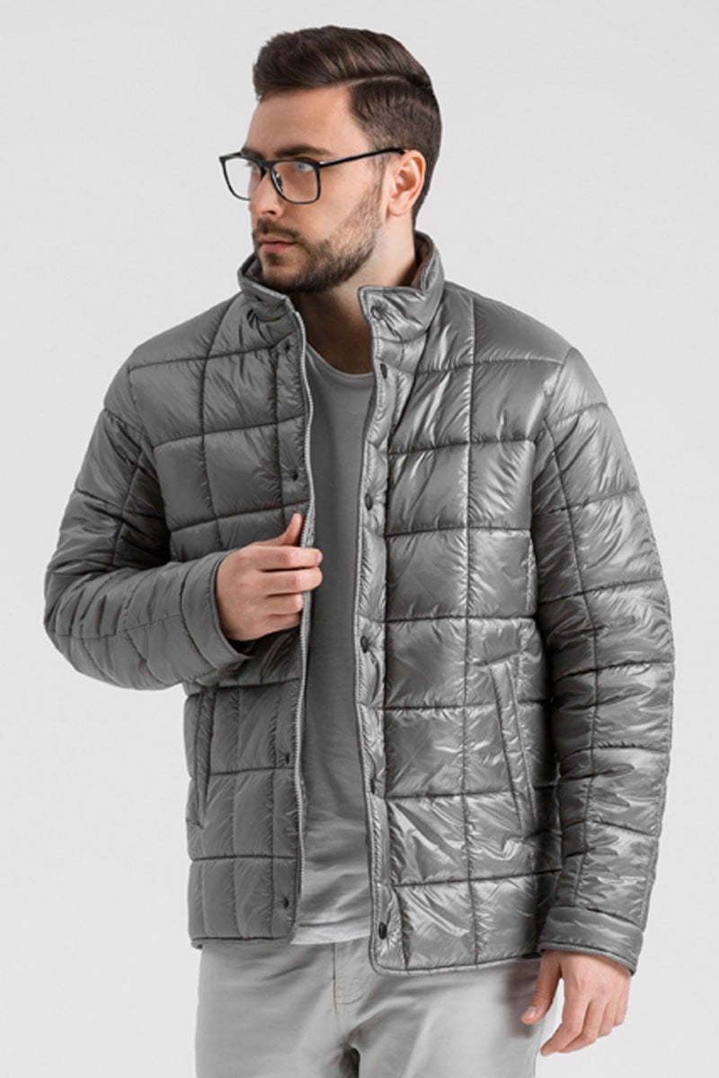 Чоловіча куртка сіра осіння Davis (арт. G-013) Suns House
