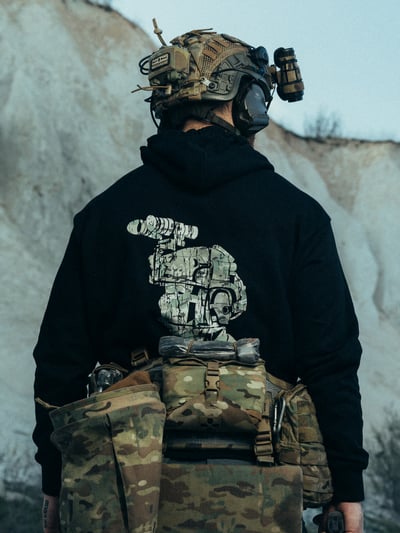 Худі BEZET Fighter чорний - Фото 6