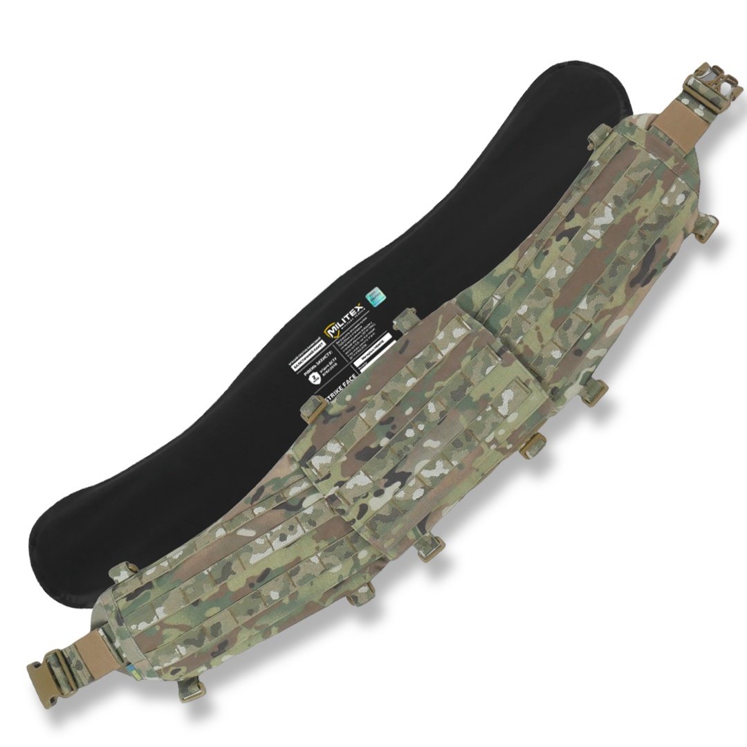 Тактичний пояс РПС Kiborg R-3 GEN.2 (M) з балістичним захистом 2 класу, мультикам KIBORG