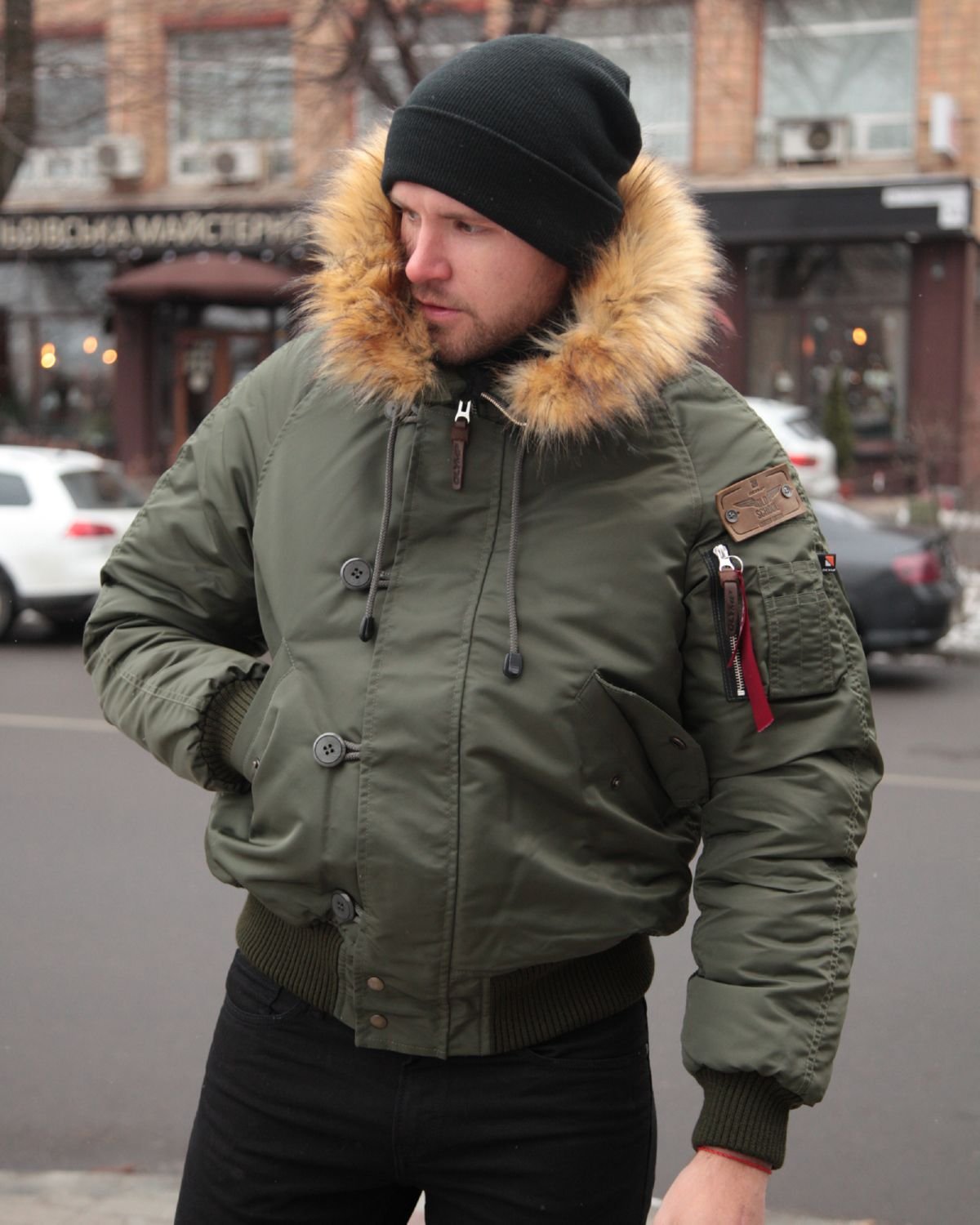 Аляска N-2B Old School хакі Olymp