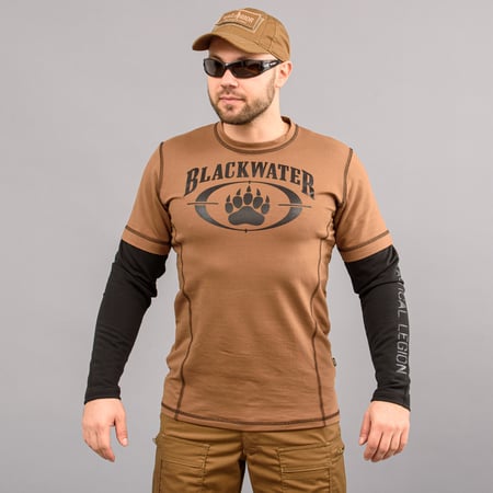 Футболка з рукавами "BLACK WATER" COYOTE Armoline
