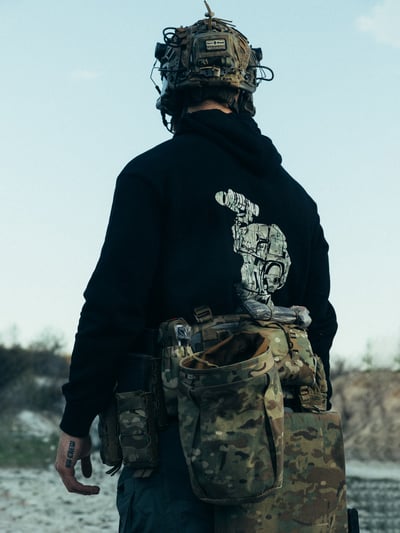 Худі BEZET Fighter чорний - Фото 13