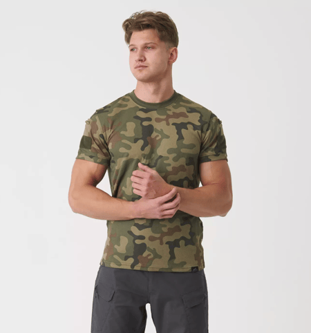 Футболка Helikon-Tex Tactical T-shirt - TopCool PL Woodland