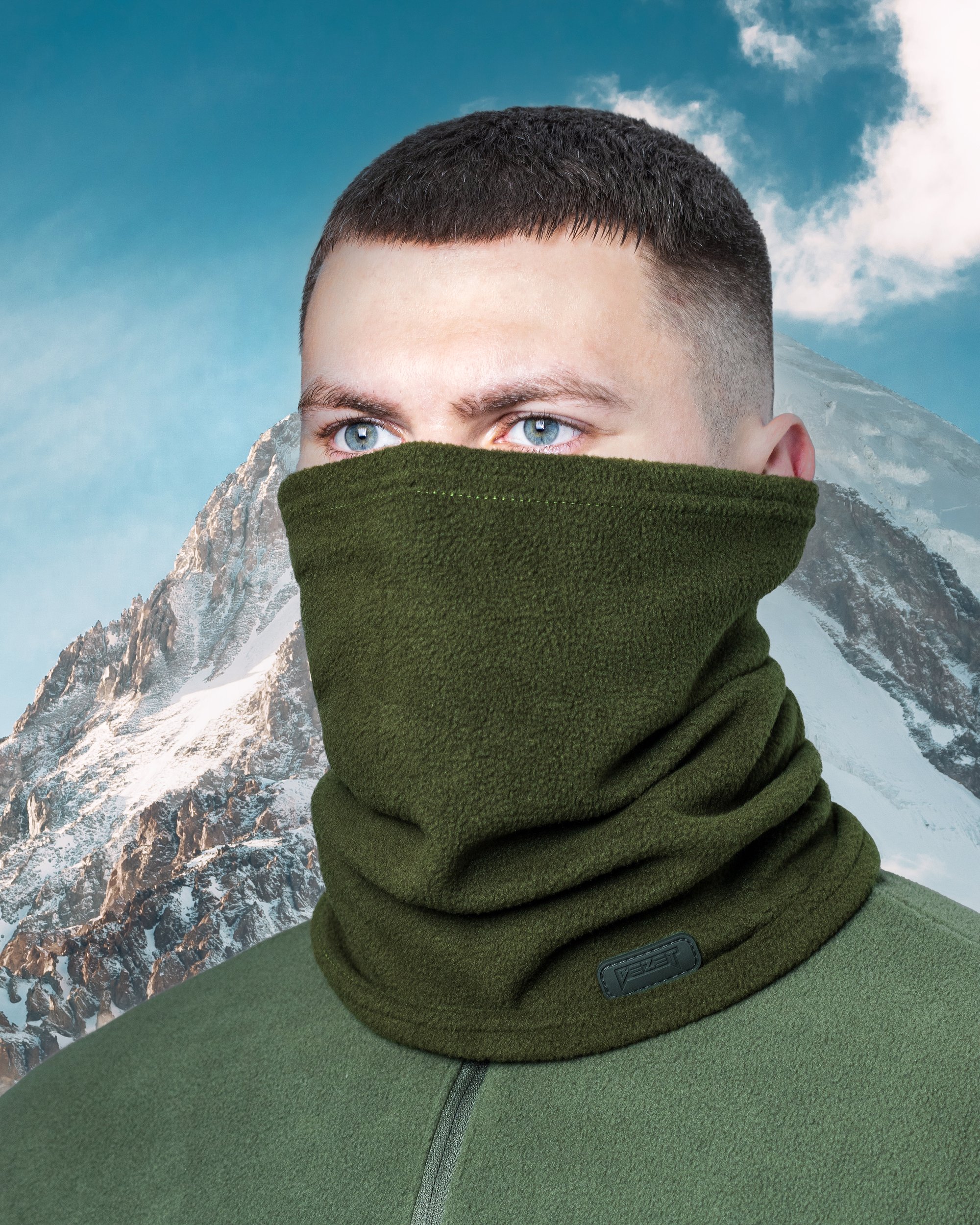 Баф флісовий BEZET Patrol хакі