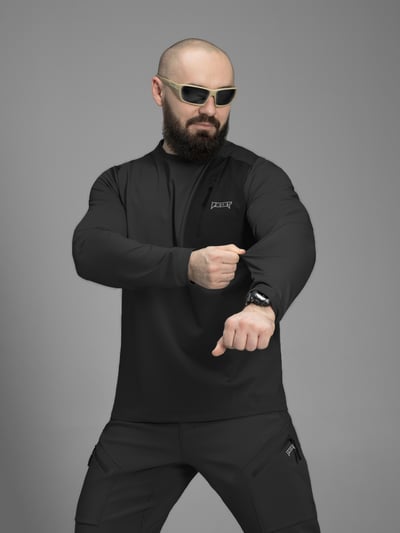 Кофта BEZET ActiveFlex чорний - Фото 9