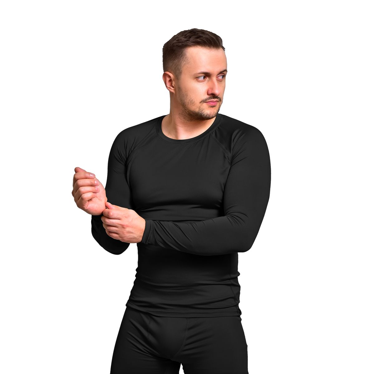 Термобілизна кофта IceFox Level 1+. Колір Чорний GIG MILITARY