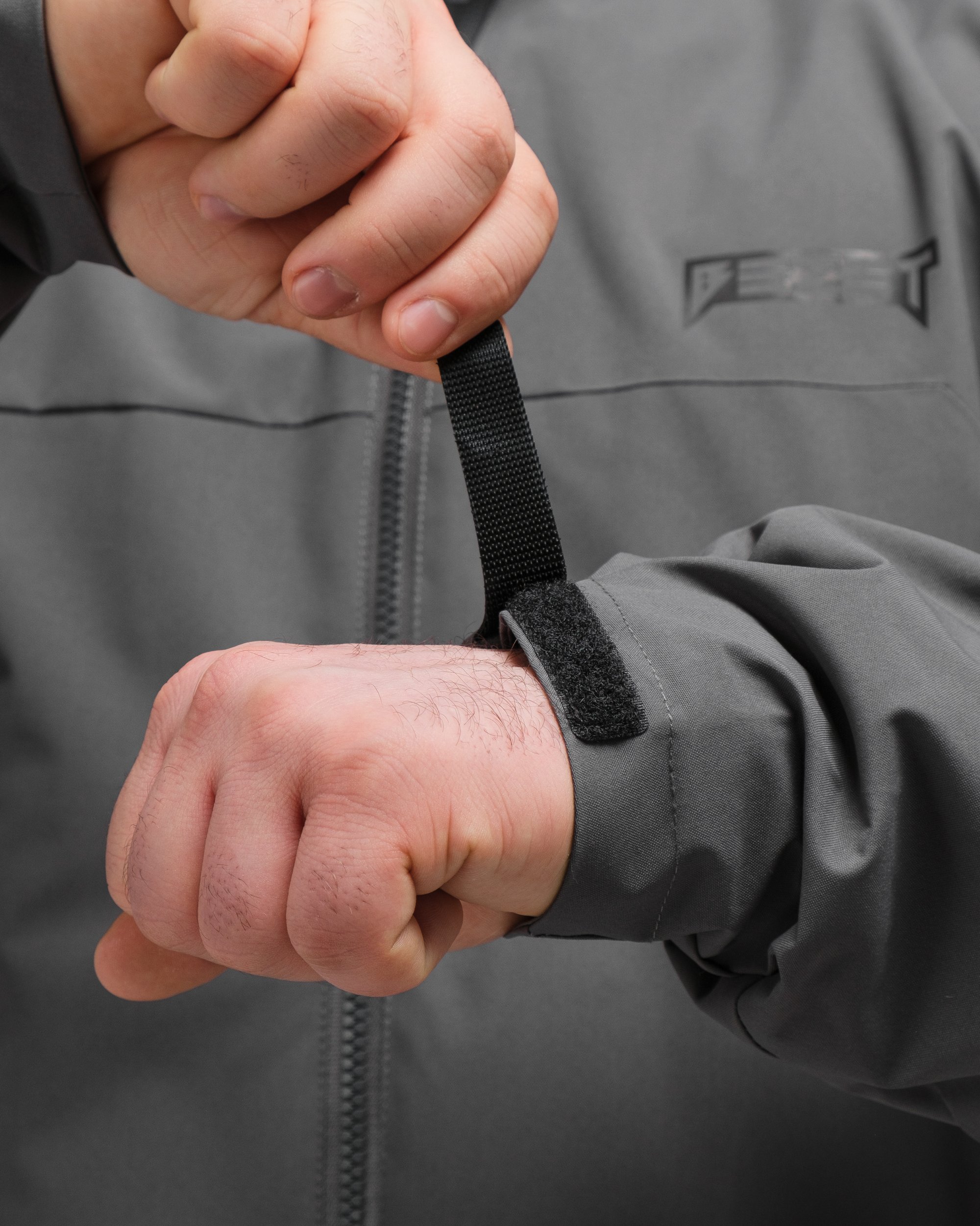 Куртка вітрівка BEZET WindBreaker сірий - Фото 21