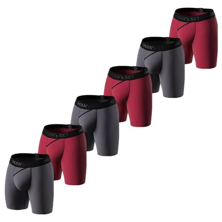Комплект трусів Long 2.0 Black Series, 6шт MansSet