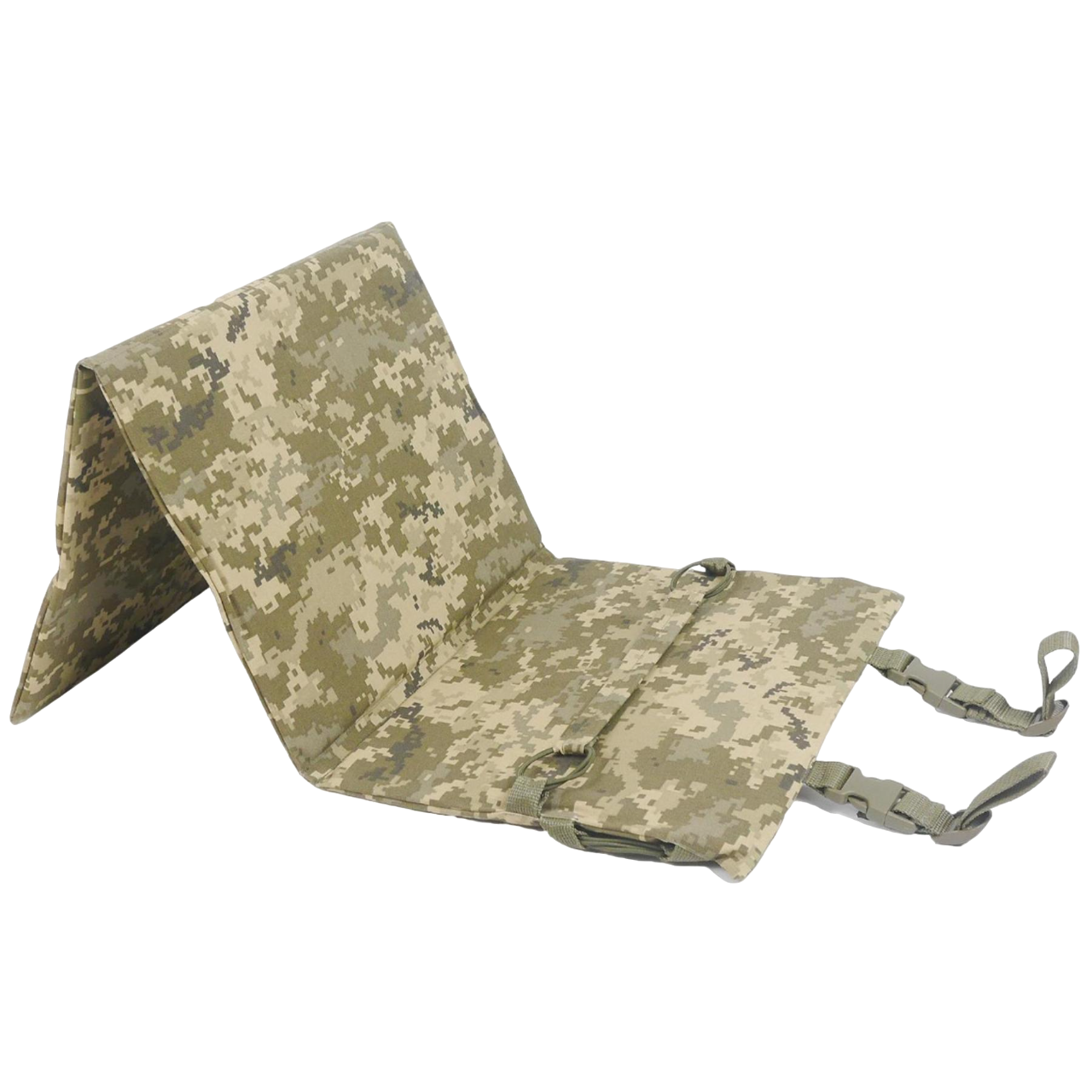 Трьохсекційний килимок(каремат) для сидіння піксель п'ятиточка П-3 Кордура KIBORG