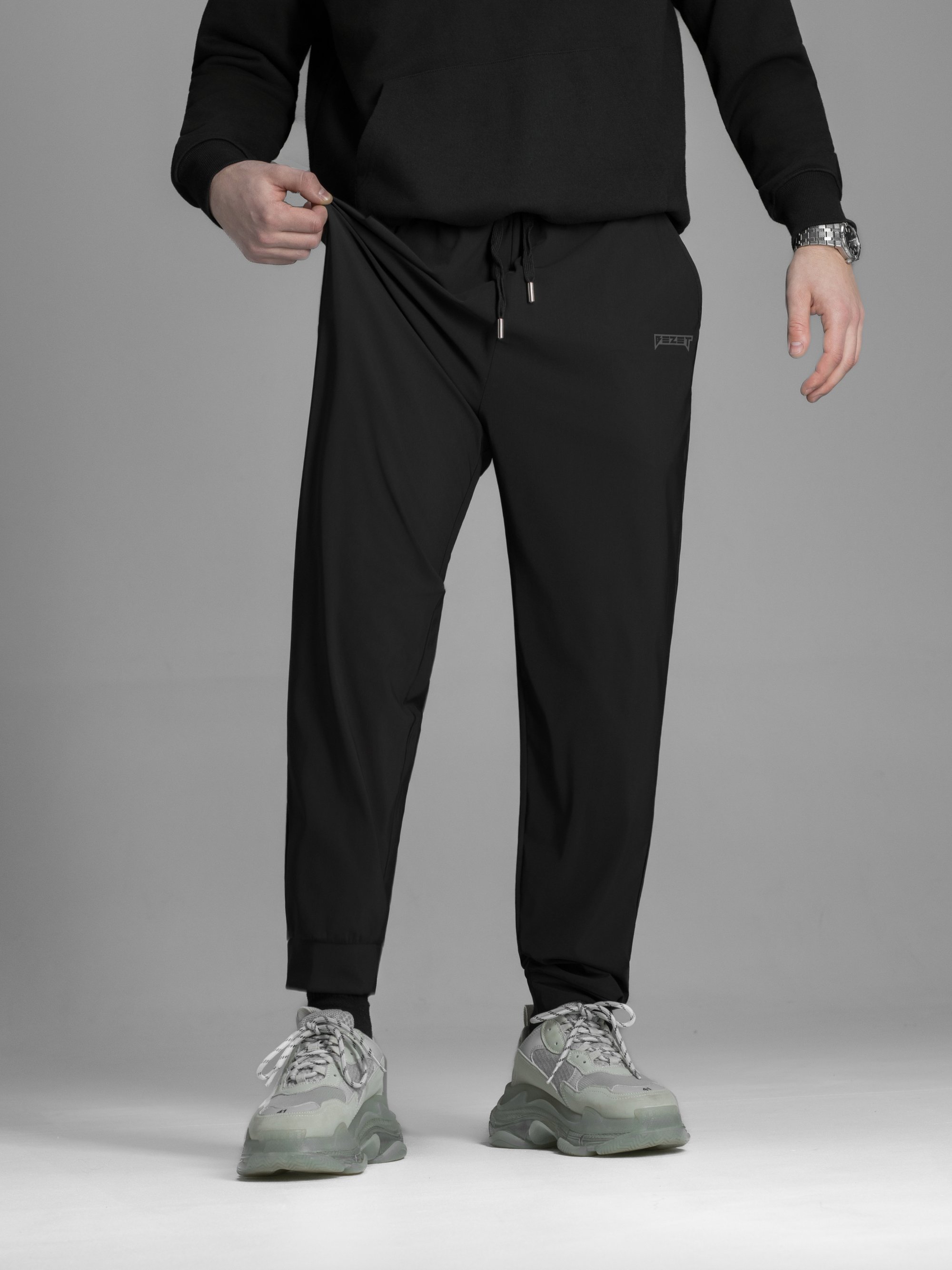 Штани джогери BEZET Raw чорний - Фото 23