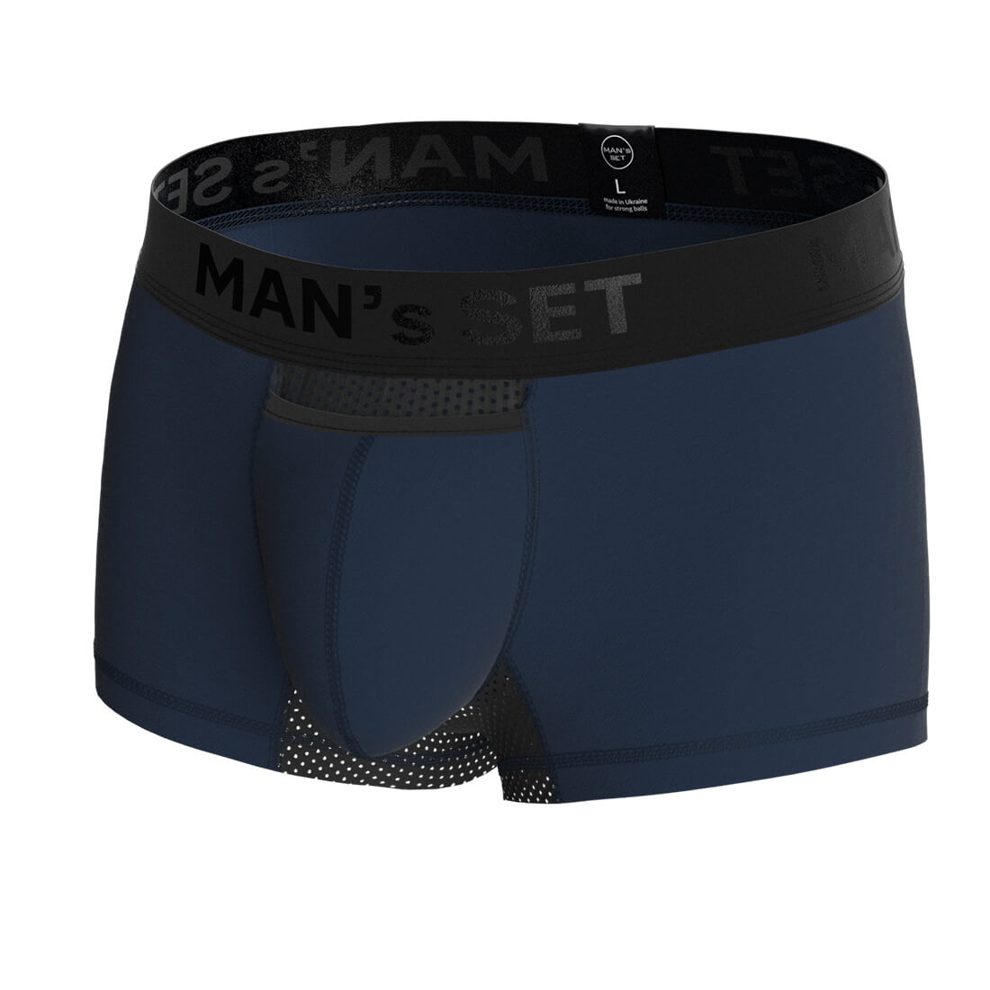 Мужские анатомические боксеры из хлопка, Anatomic Modern Light, синий MansSet