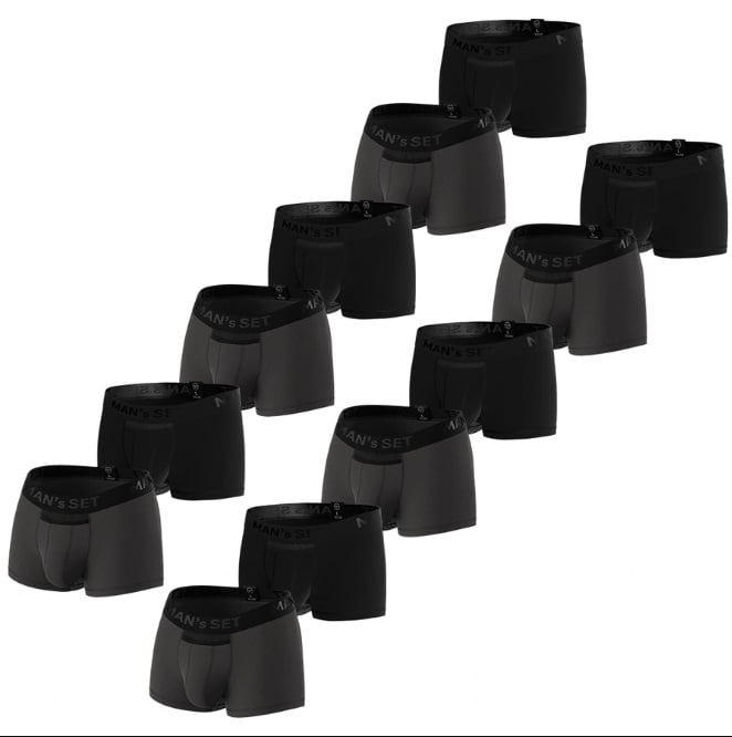 Комплект трусов Anatomic Classic Light, Black Series, 12шт MansSet