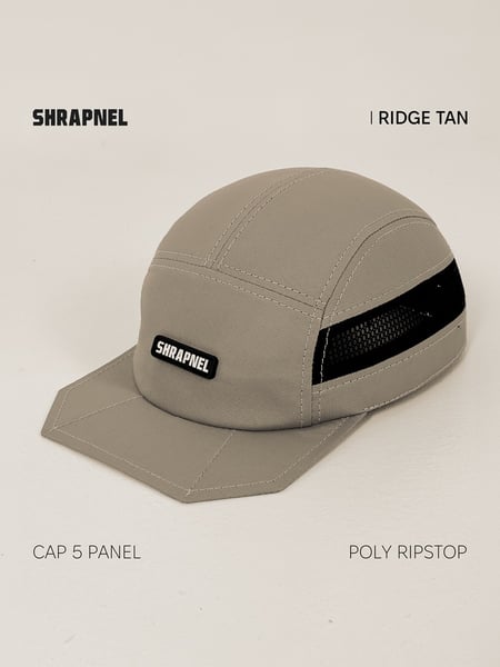 Кепка 5 panel SHRAPNEL Ridge Tan, п'ятипанелька кольору тан