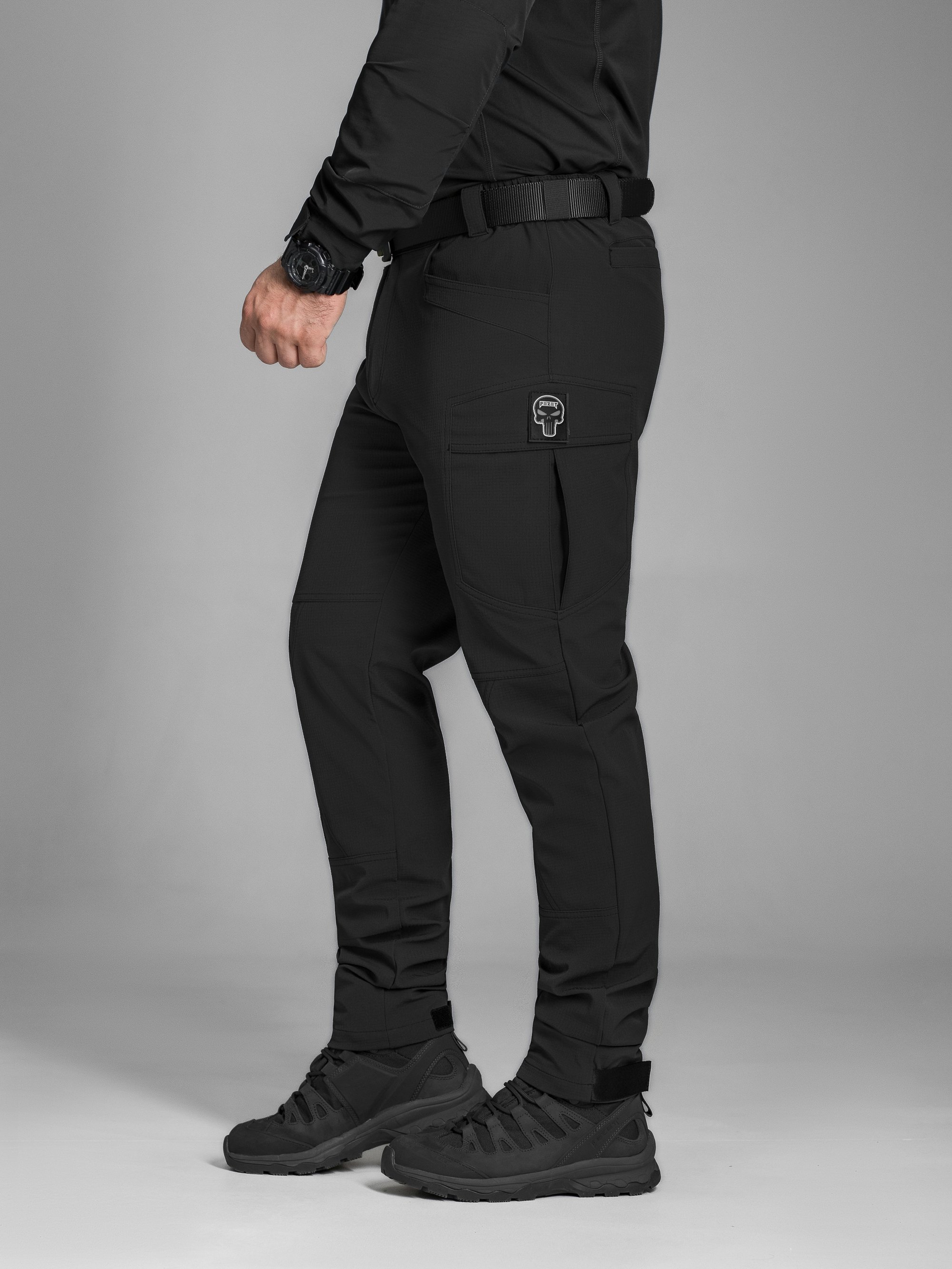 Штани карго тактичні BEZET Капелан чорний - Фото 11