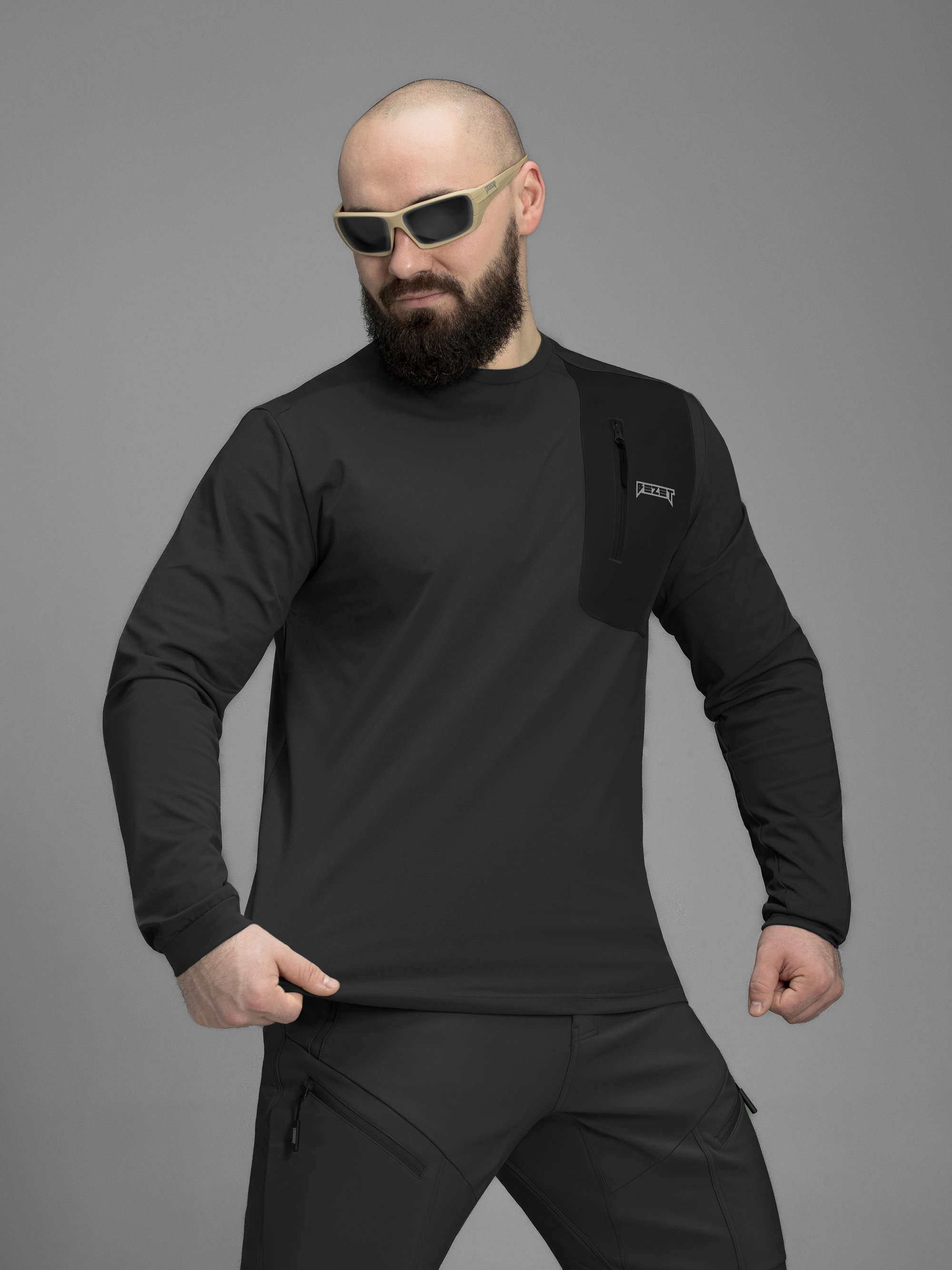 Кофта BEZET ActiveFlex чорний - Фото 8