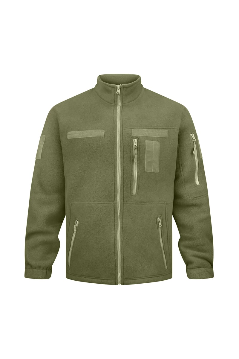 Тактична флісова кофта Медіум, олива PlusPlus