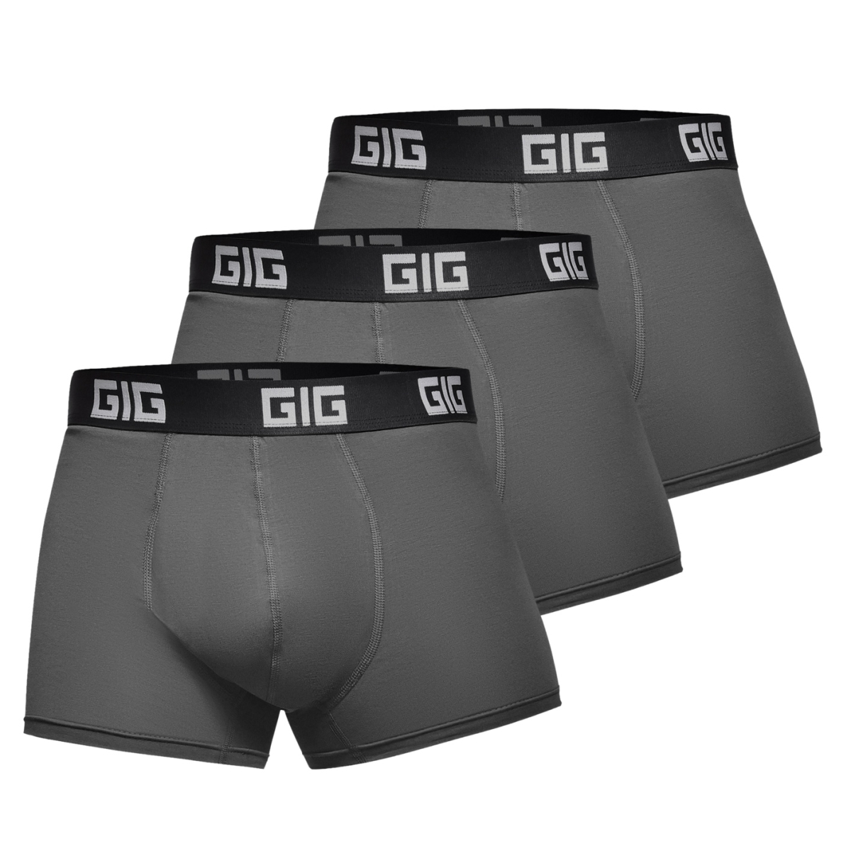 Комплект трусів Dynamic. Колір Темно-Сірий 3 шт GIG MILITARY