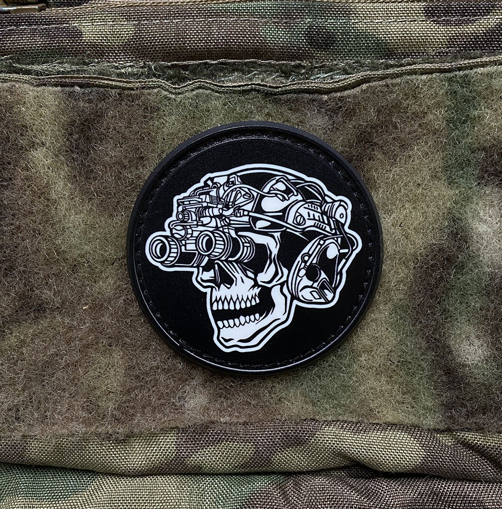 ПВХ патч "Тактический Череп" Paracord By Cat