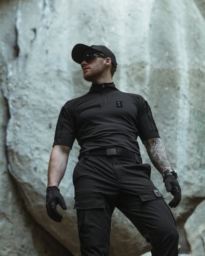 Футболка тактична чоловіча BEZET Combat чорний - Фото 14