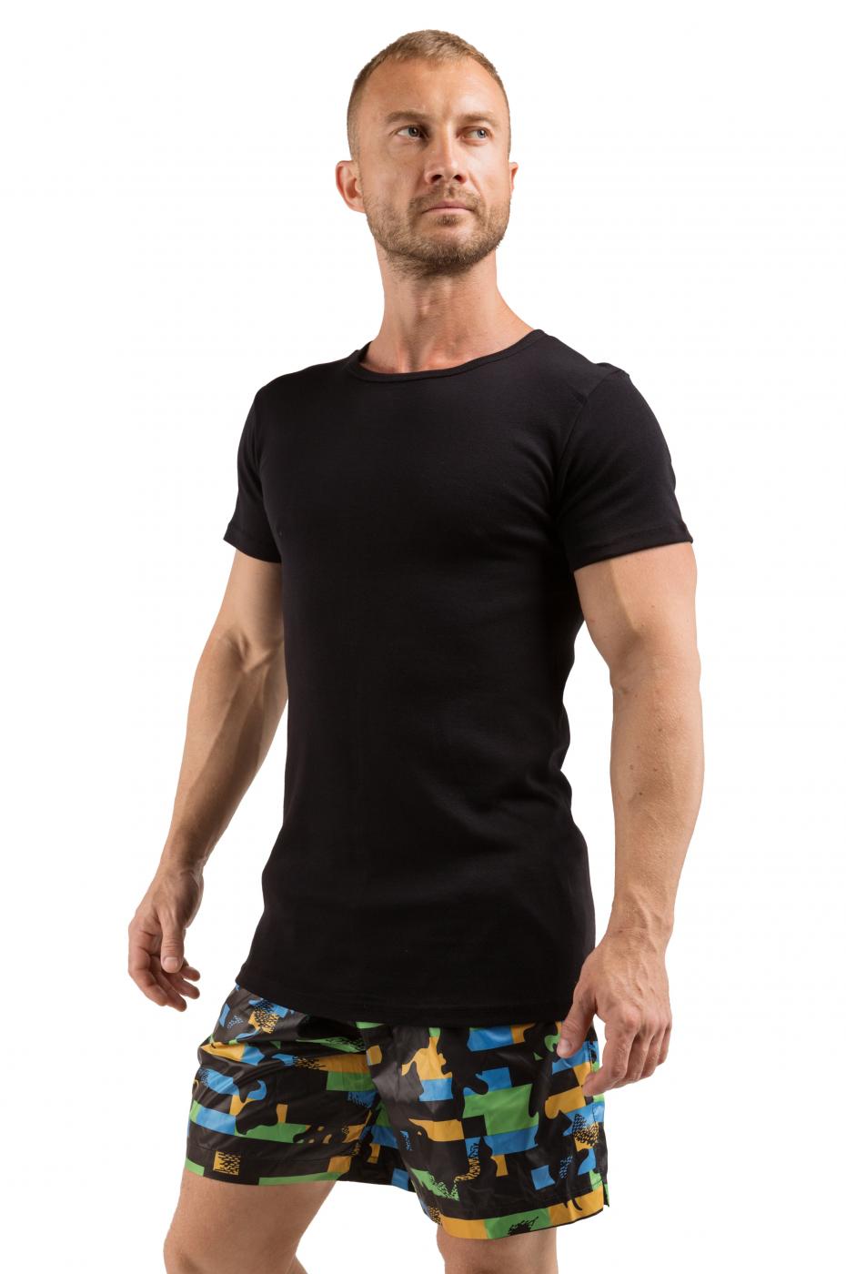 Футболка білизняна (100% cotton), чорний MansSet