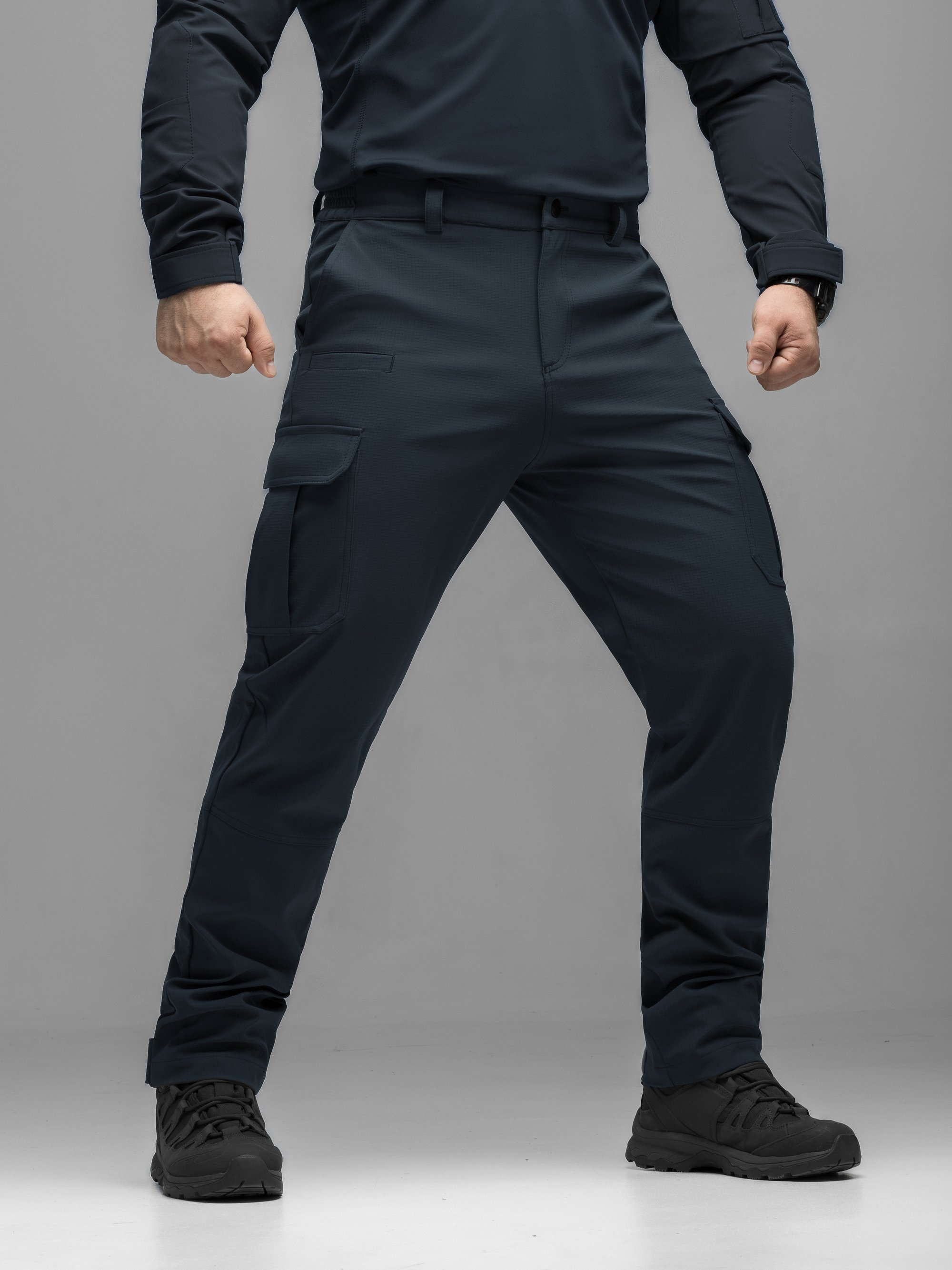 Штани карго тактичні BEZET Basic синій - Фото 6