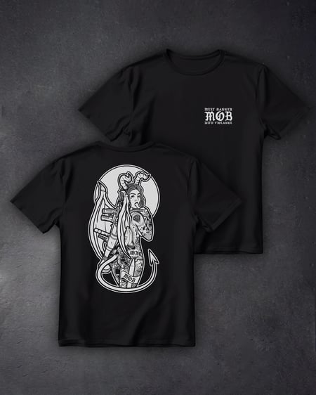 Футболка з принтом Warmaiden чорна We feel