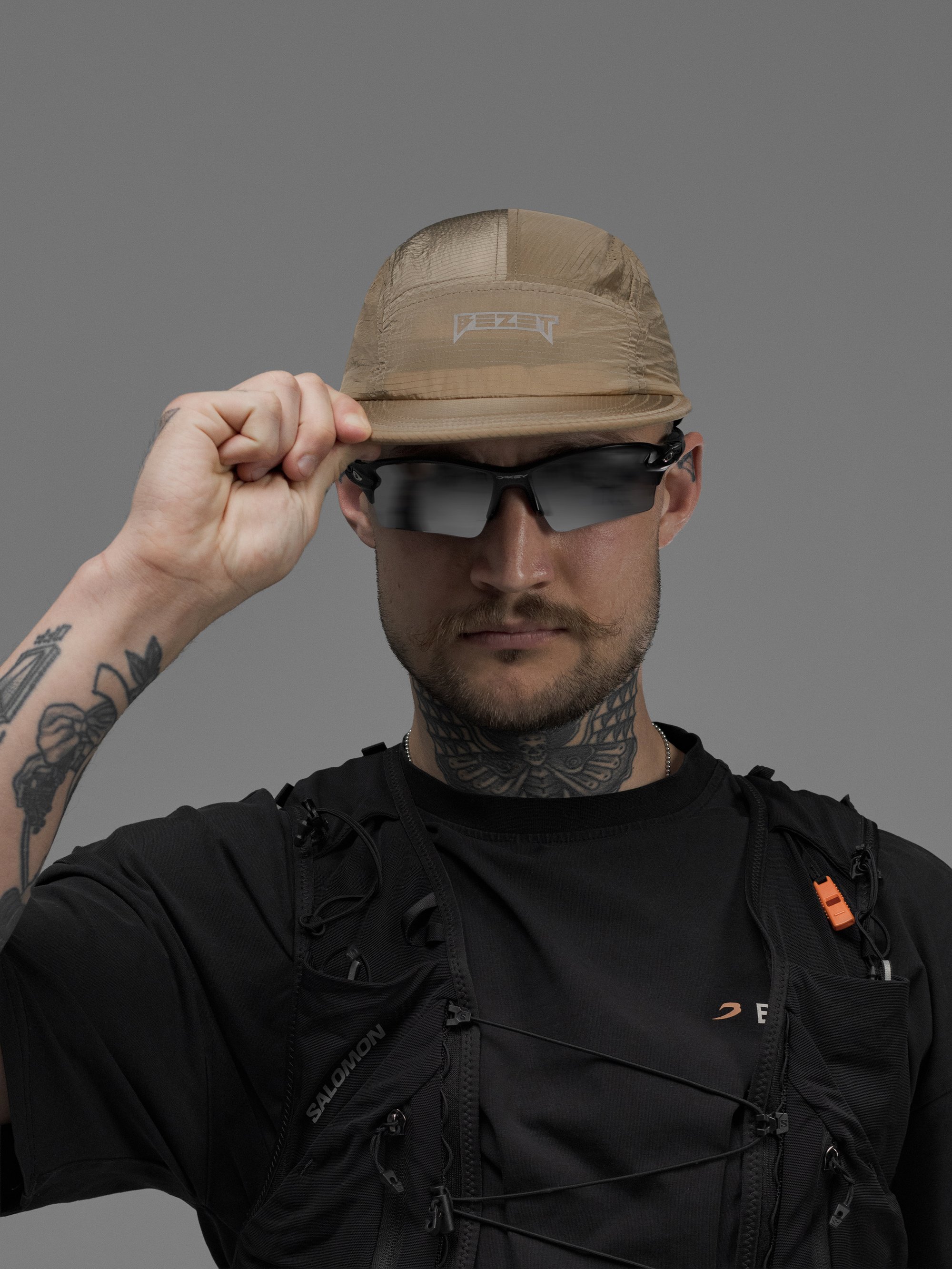 Бейсболка BEZET Solguard пісочний - Фото 7