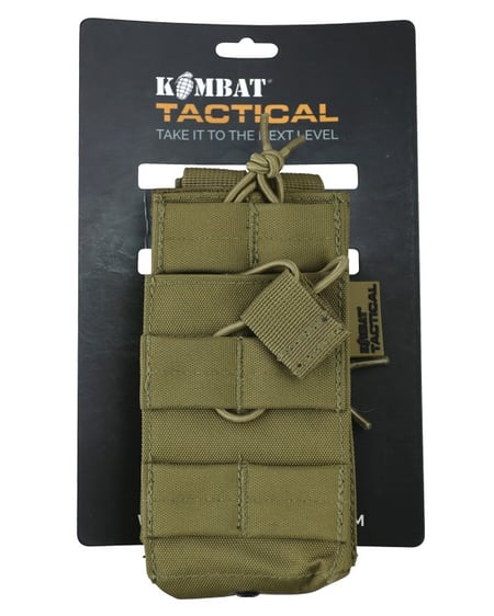 Підсумок під магазини АК KOMBAT UK Single DUO Mag Pouch койот KOMBAT