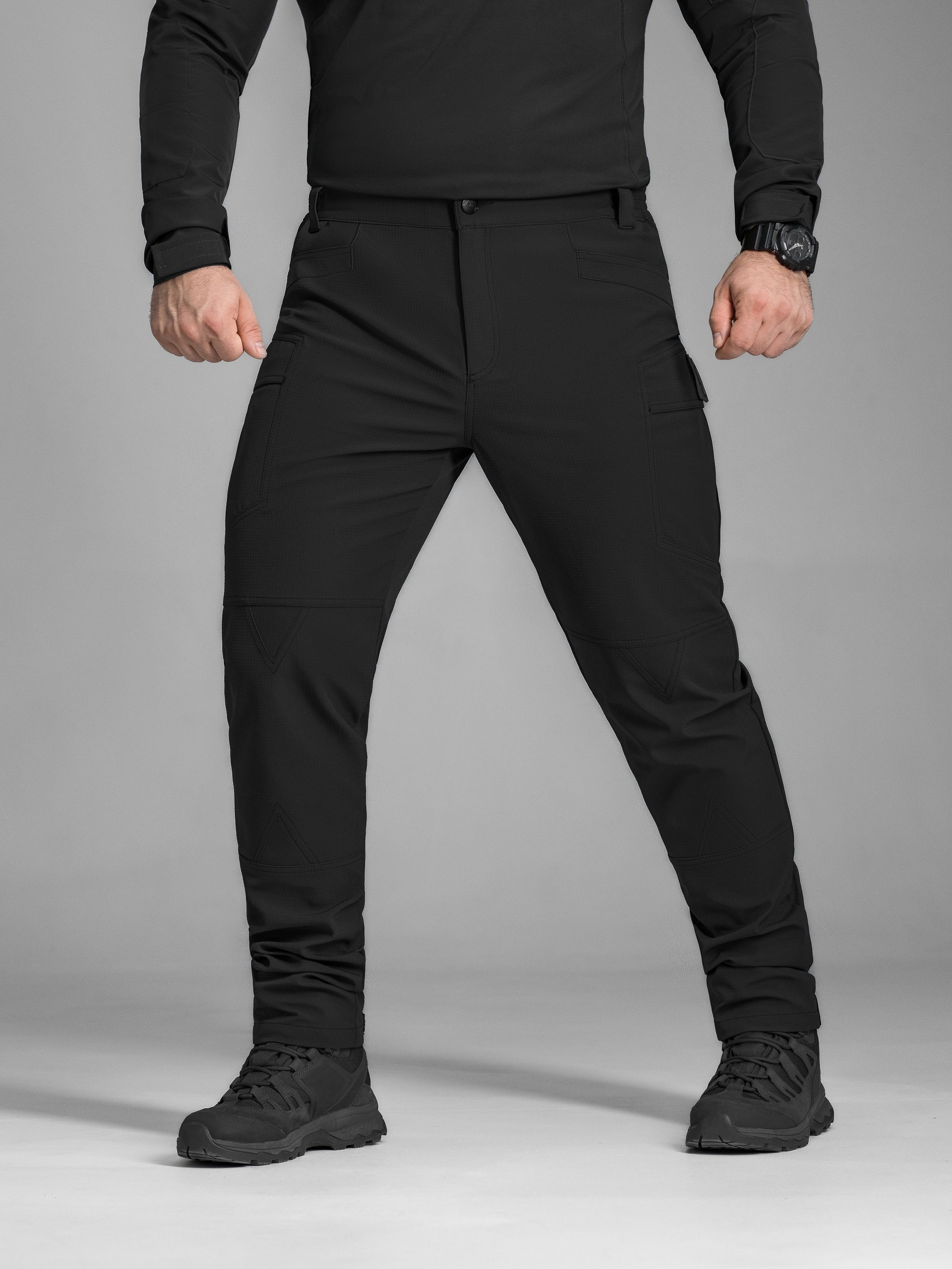 Штани карго тактичні BEZET Капелан чорний - Фото 6