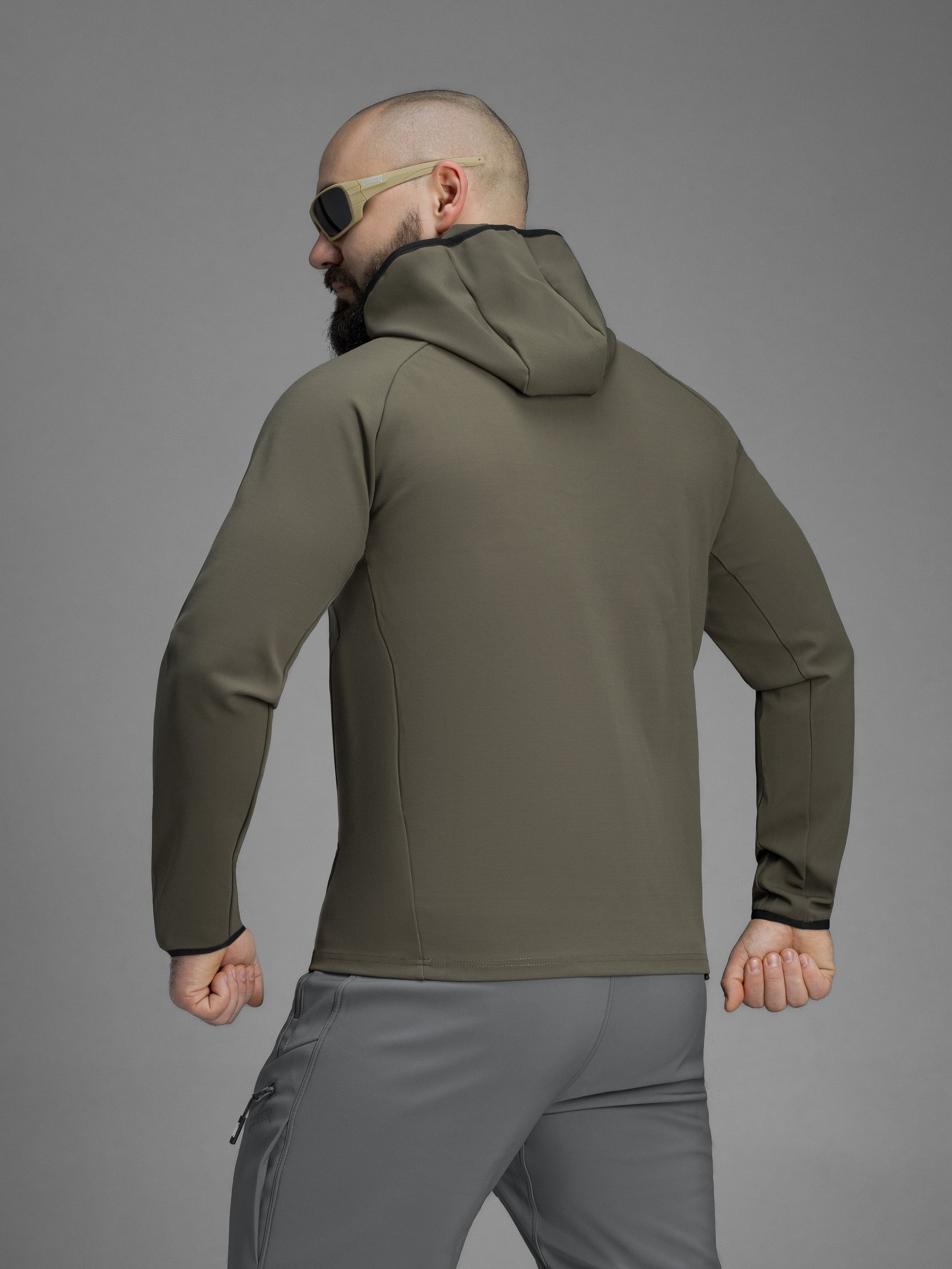 Кофта BEZET Motion хакі - Фото 4