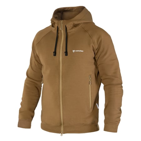 Спортивна кофта Camotec FitPro Zip ShapeKnit койот KOMBAT