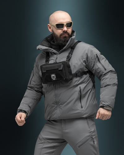 Нагрудна сумка BEZET Patrol чорний - Фото 21