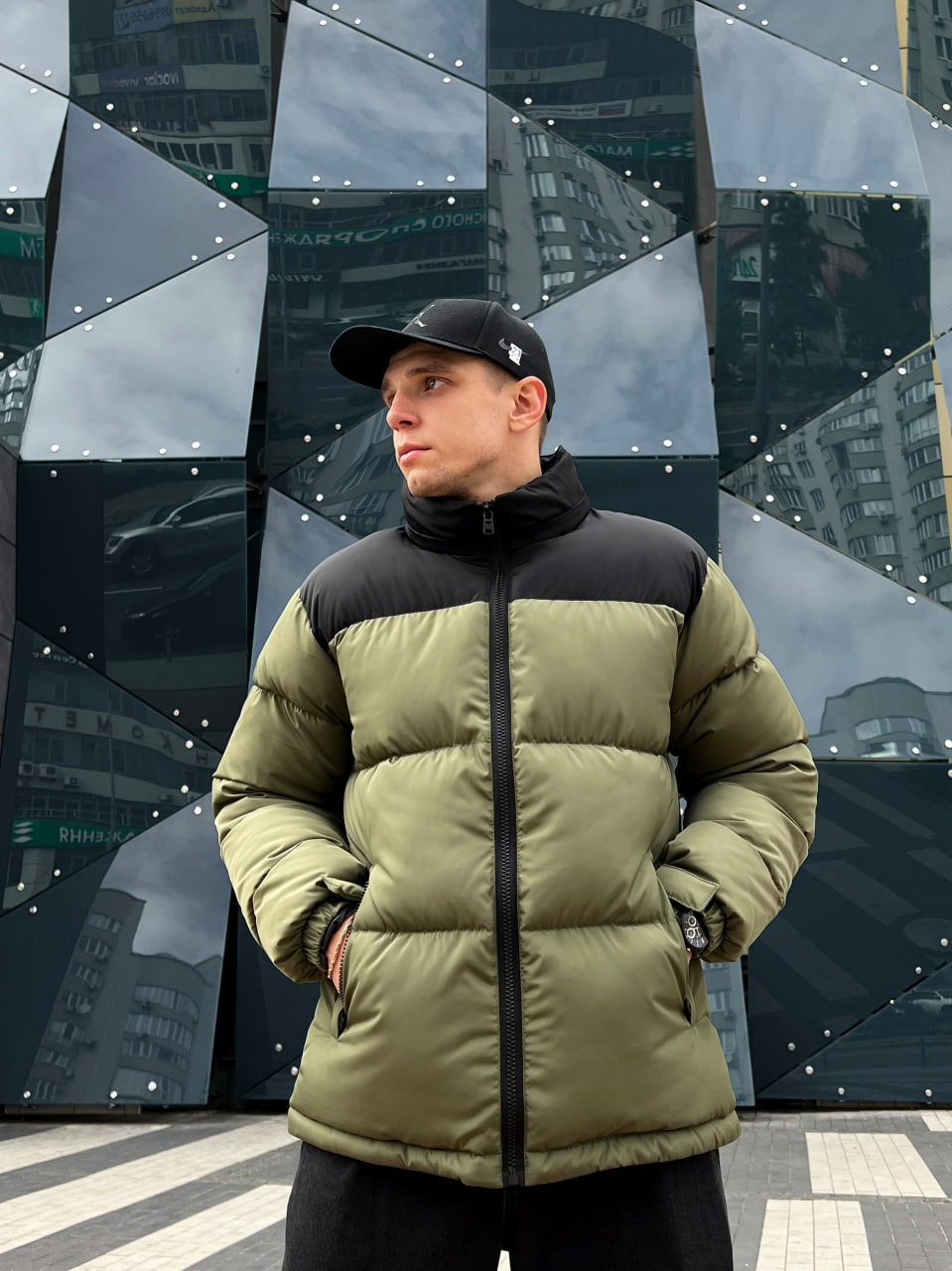 Чоловіча зимова куртка-пуховик Reload Simple хакі