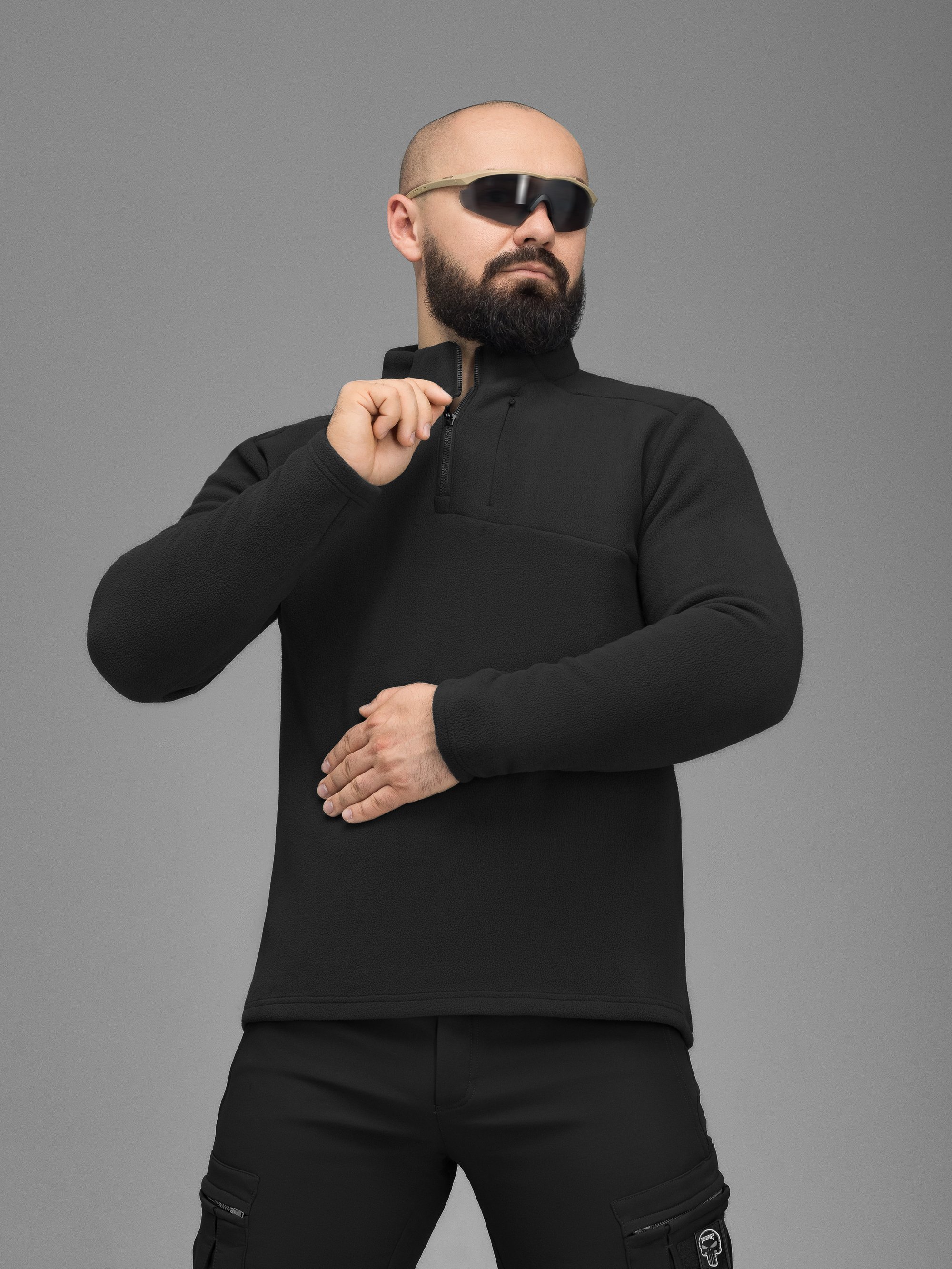 Кофта флісова BEZET Frostline чорний - Фото 8